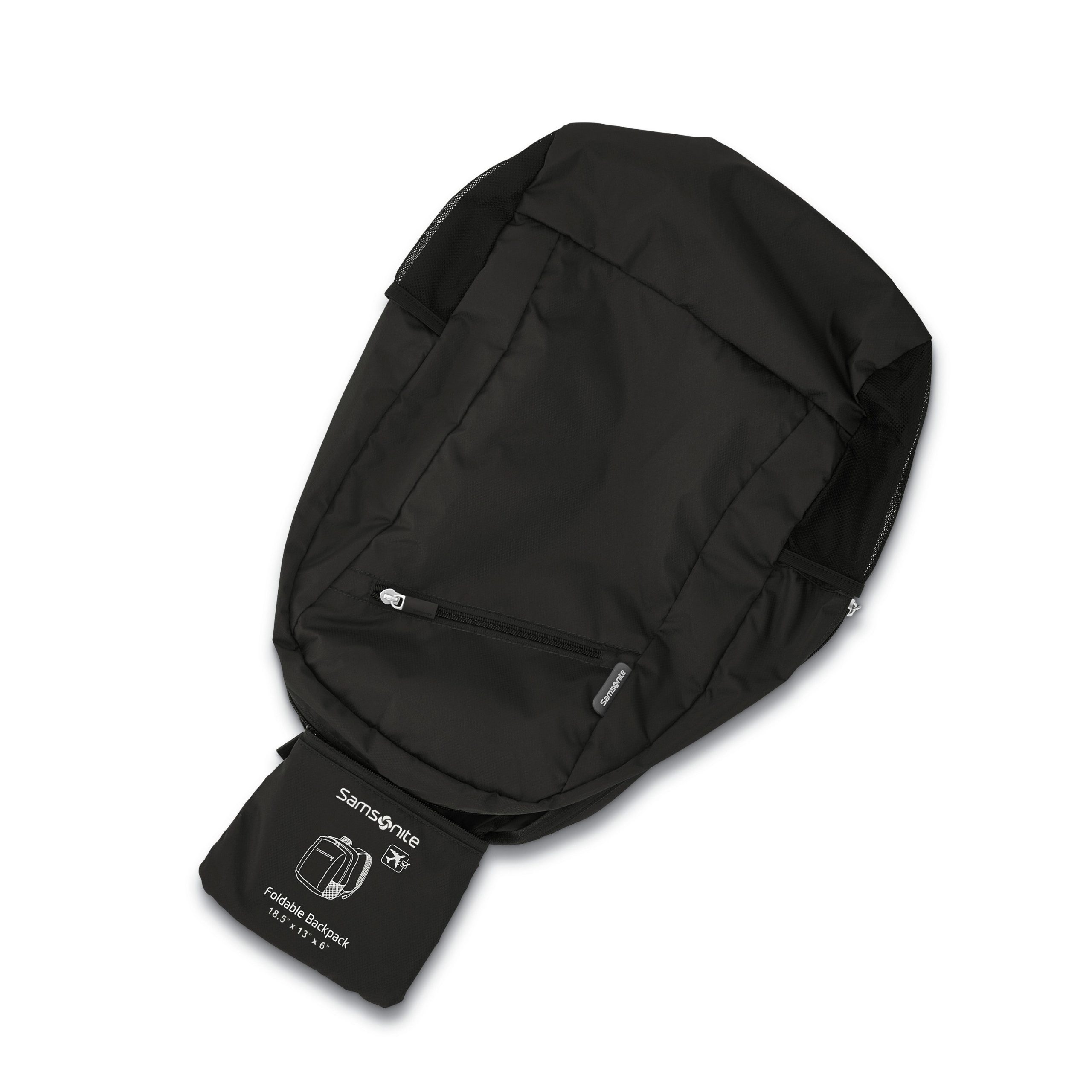 Foldaway Backpack Black - Image 4