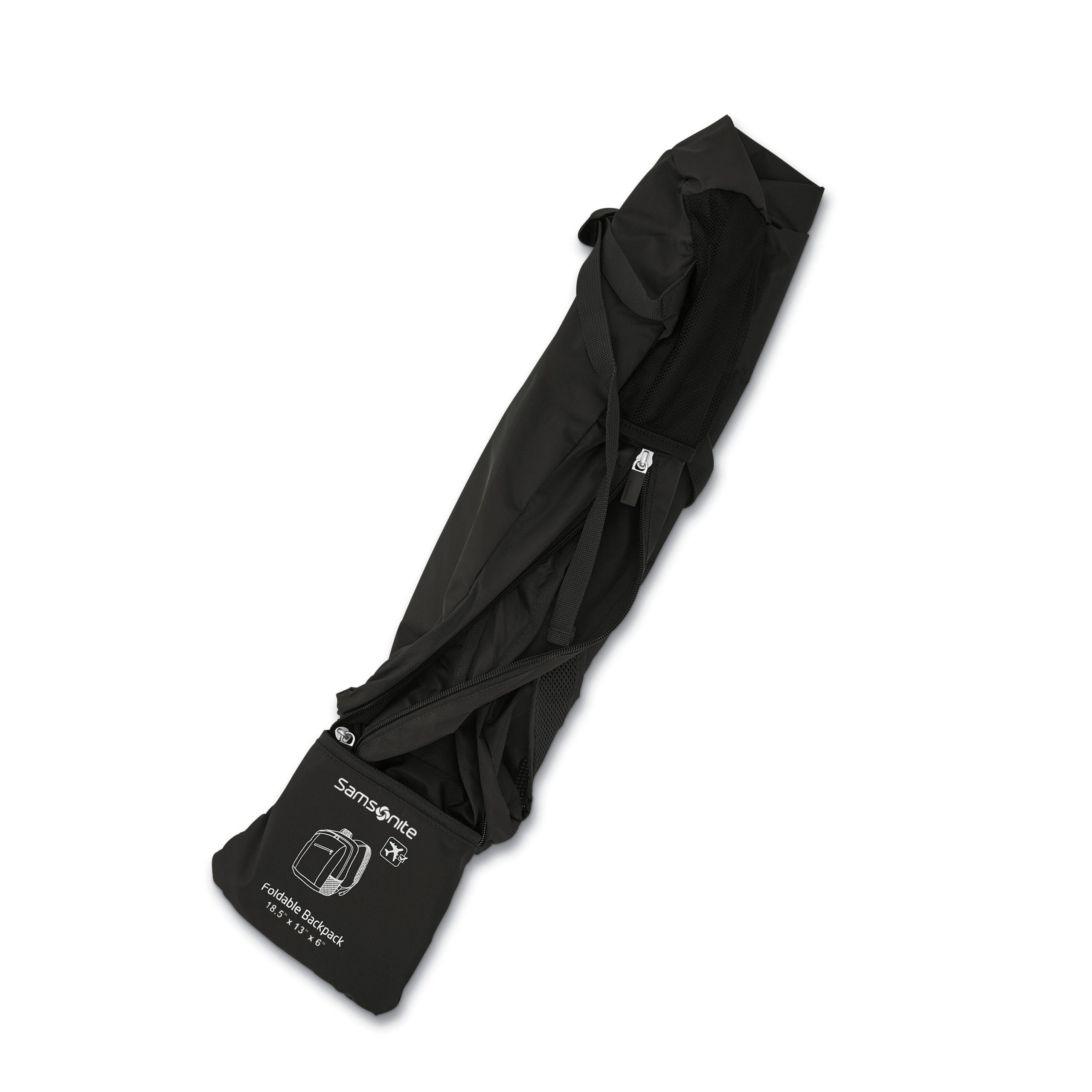 Foldaway Backpack Black - Image 3