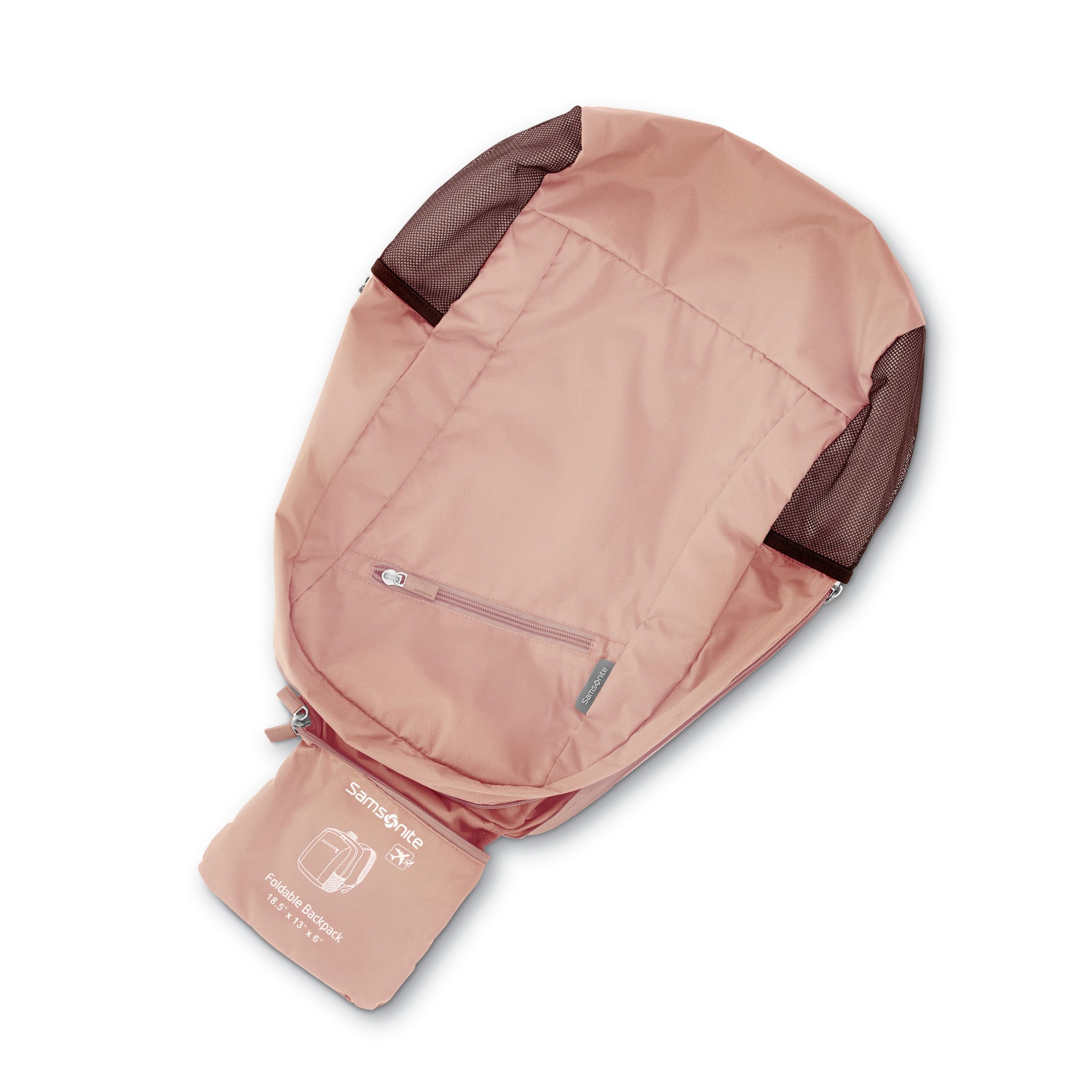 Foldaway Backpack Dusty Rose - Image 4