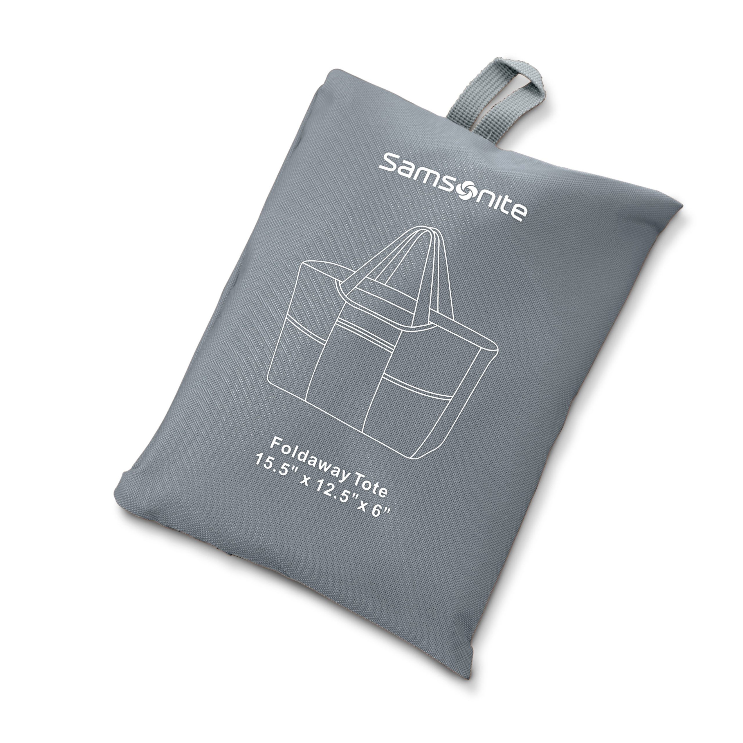 Foldaway Tote Slate Blue - Image 2