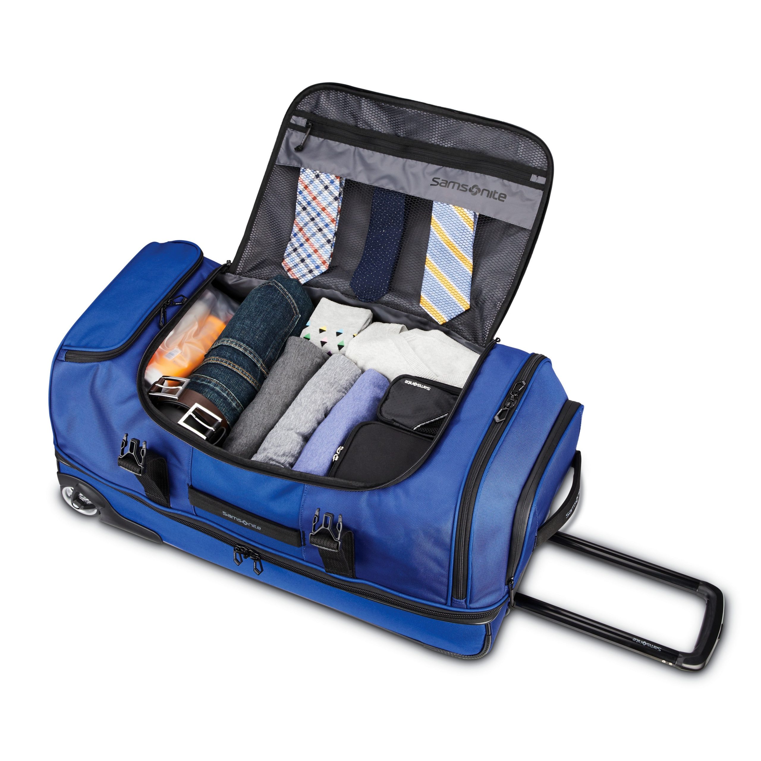 Detour 29" Wheeled Duffel New Blue - Image 2