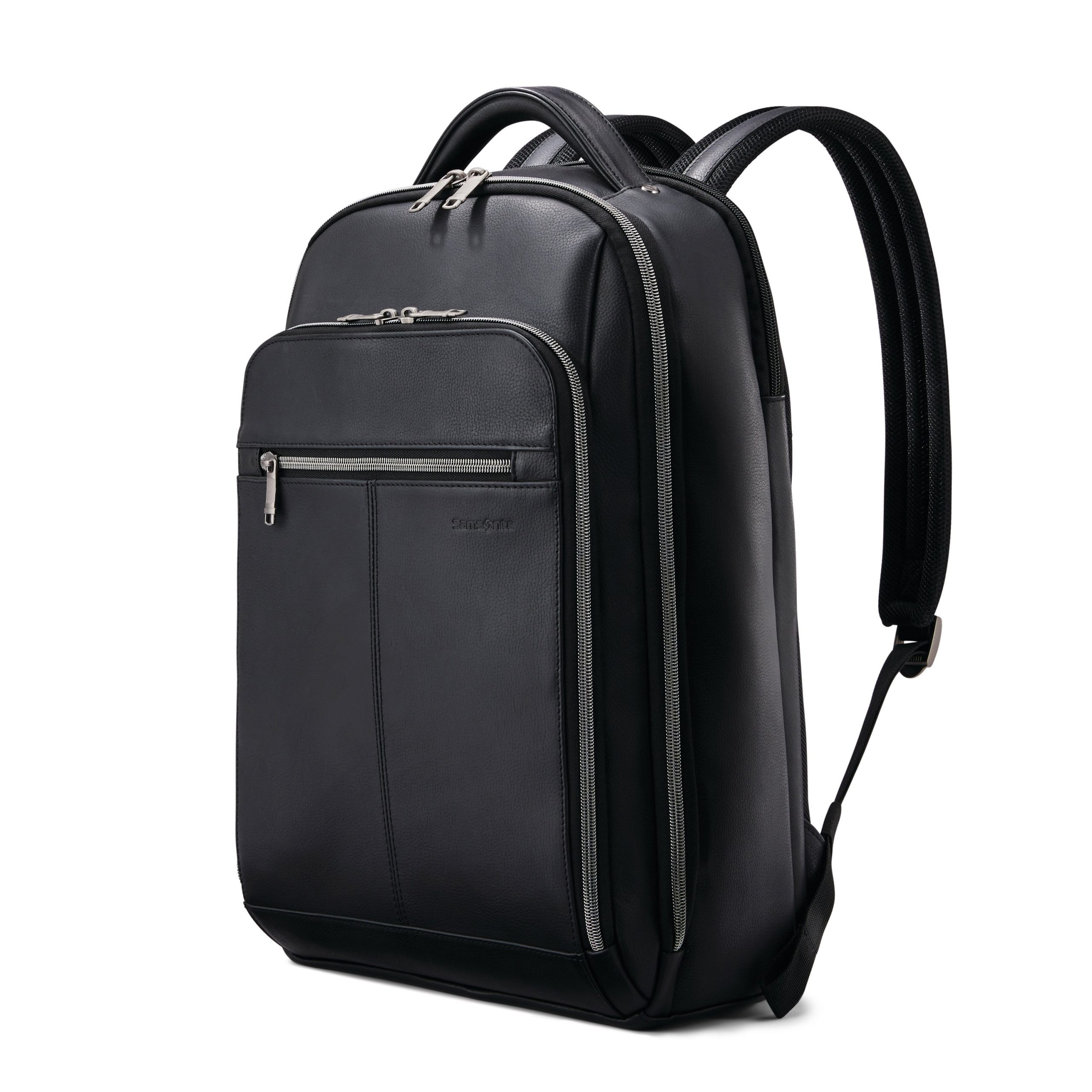 Classic Leather Backpack Black