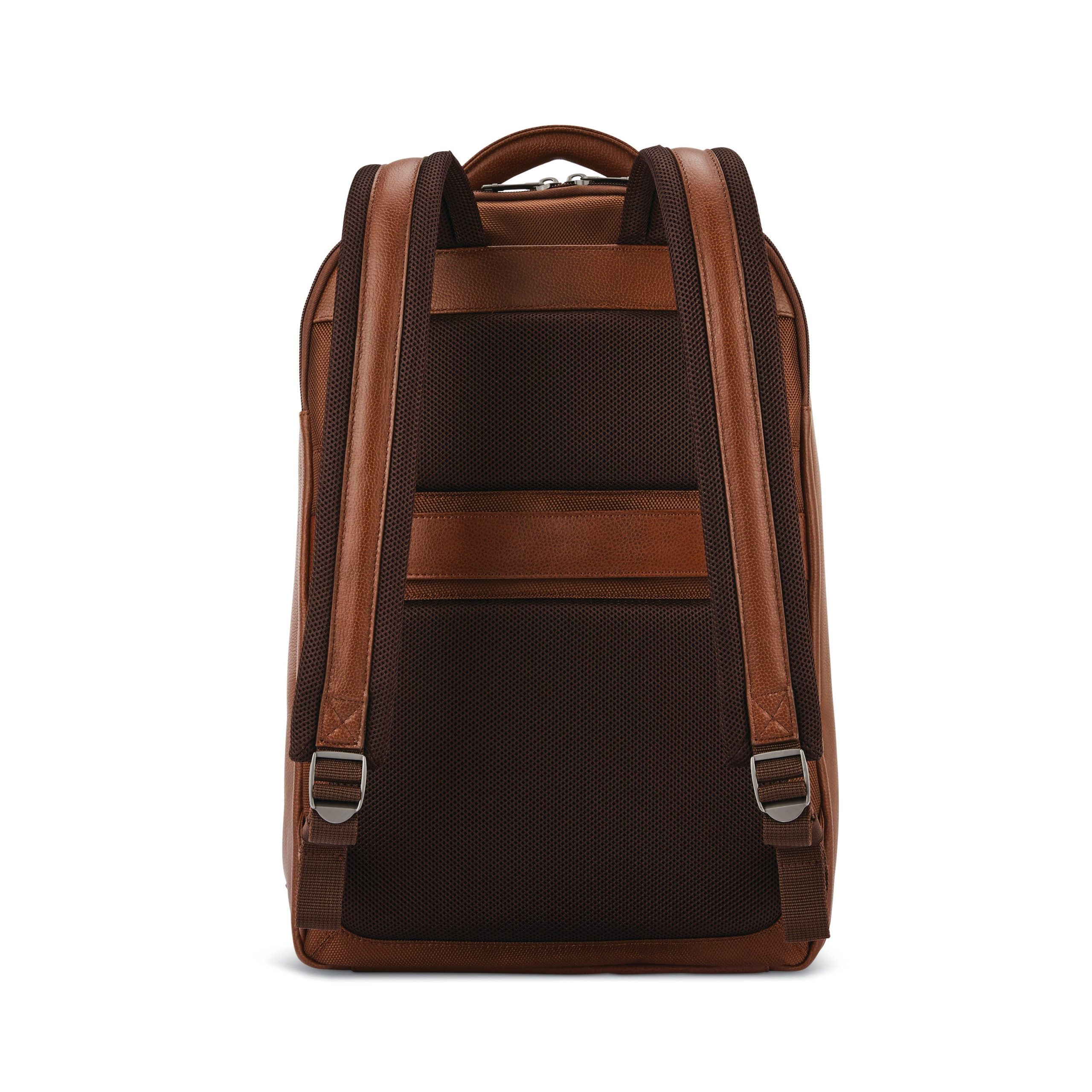 Classic Leather Backpack Cognac - Image 5