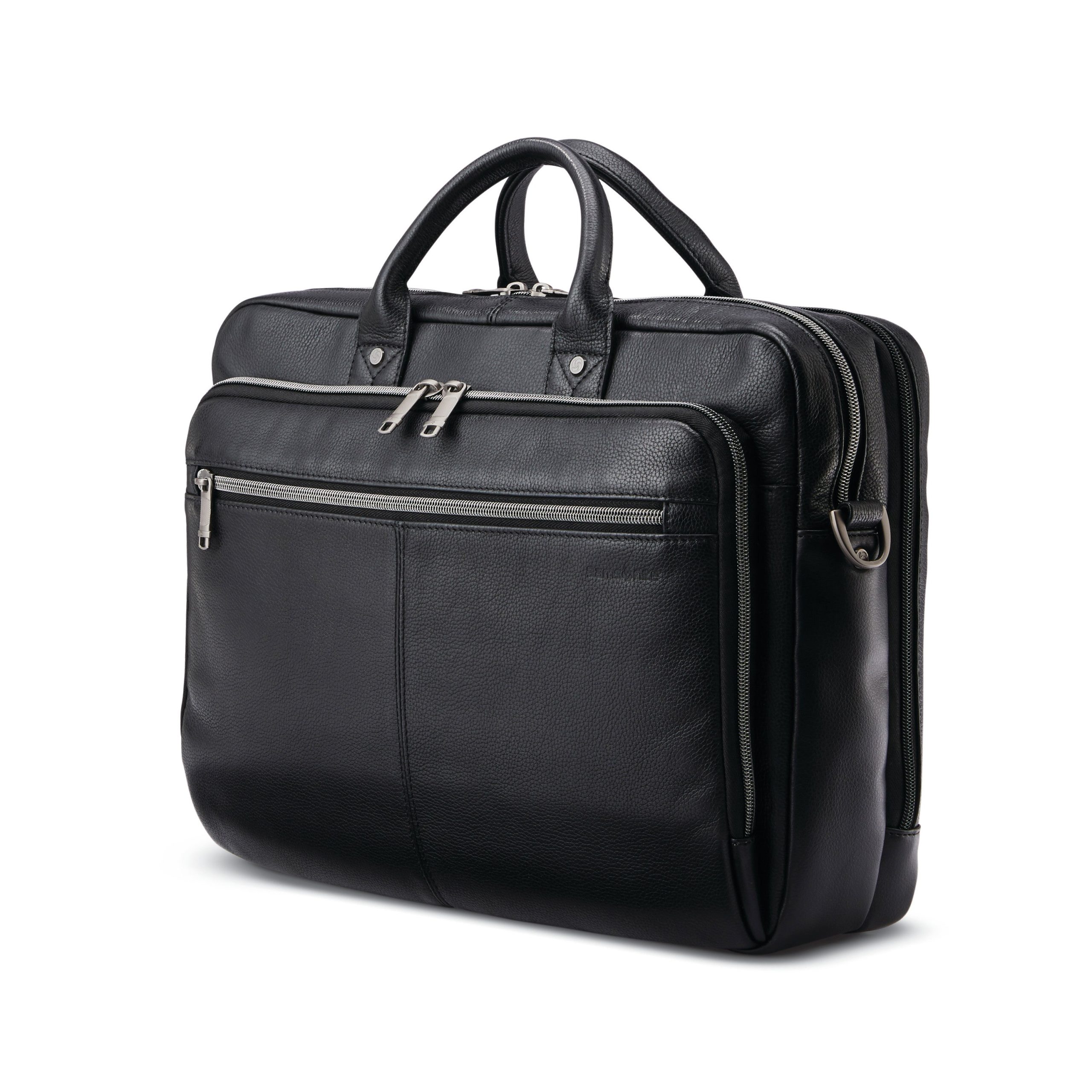 Classic Leather Toploader Black