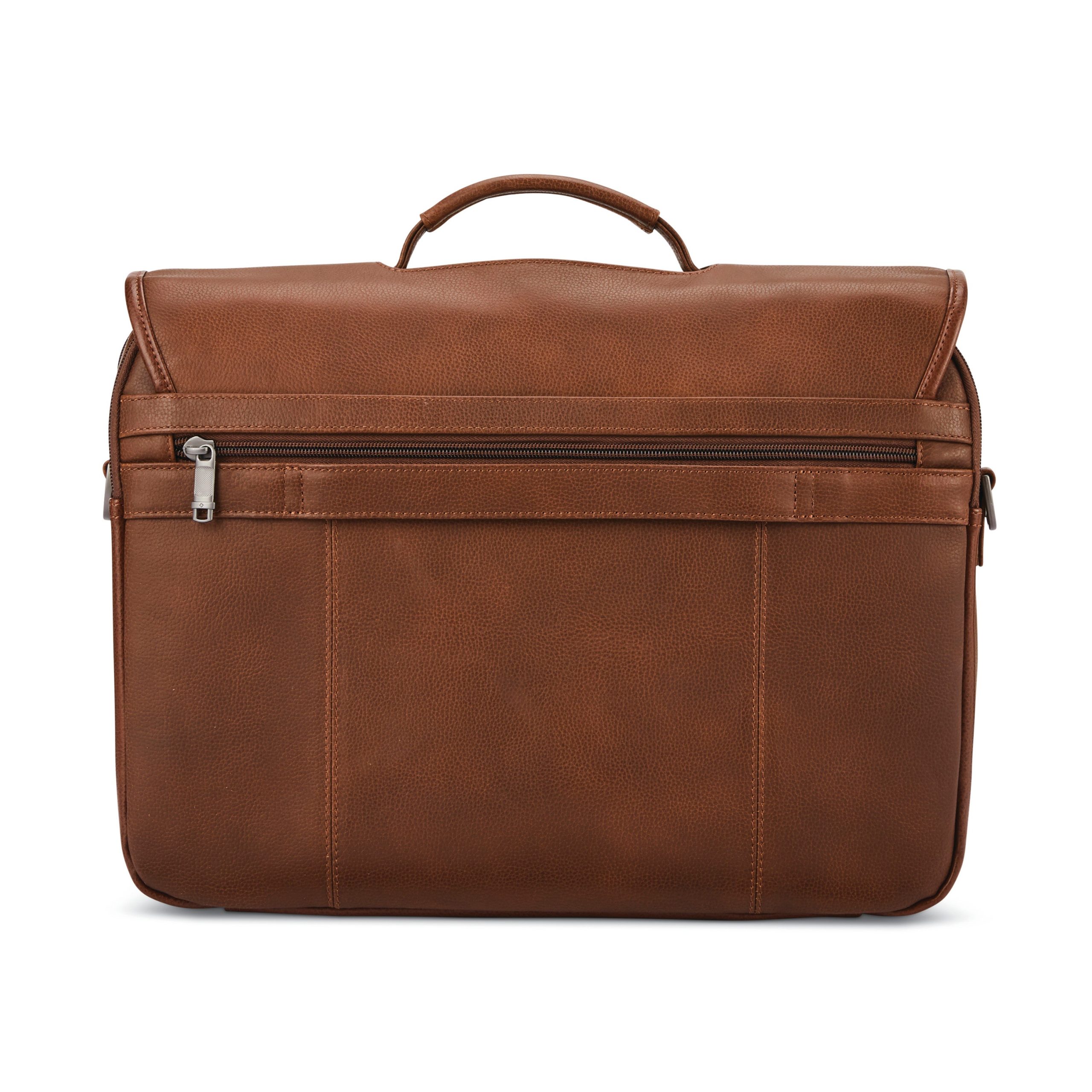 Classic Leather Flapover Cognac - Image 5