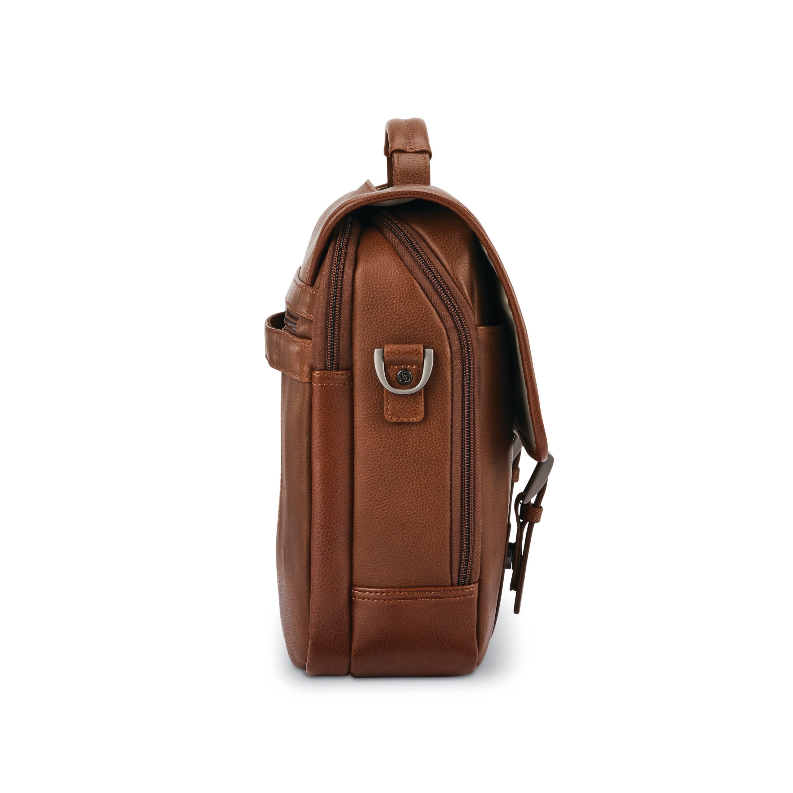 Classic Leather Flapover Cognac - Image 4
