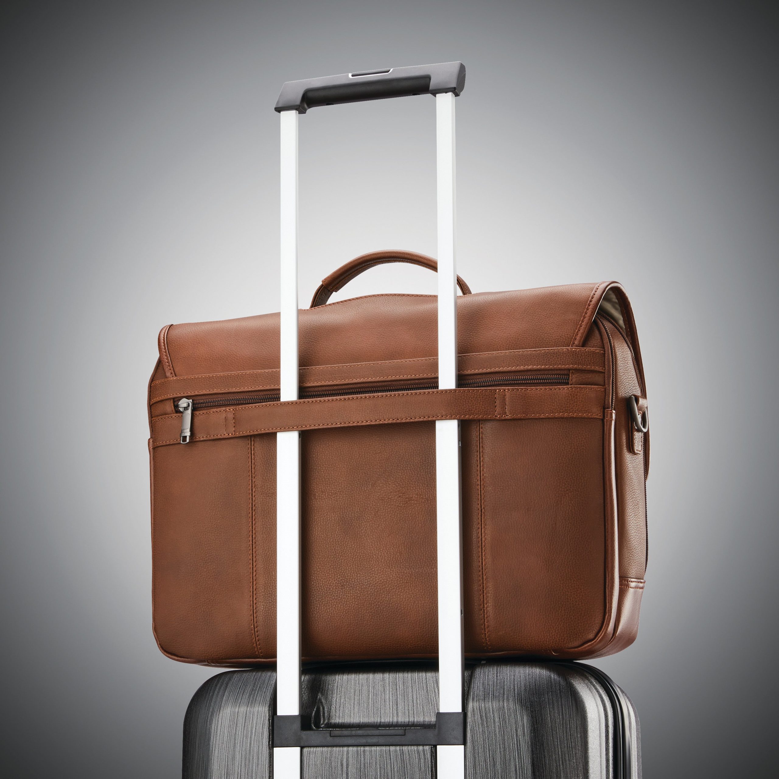 Classic Leather Flapover Cognac - Image 6