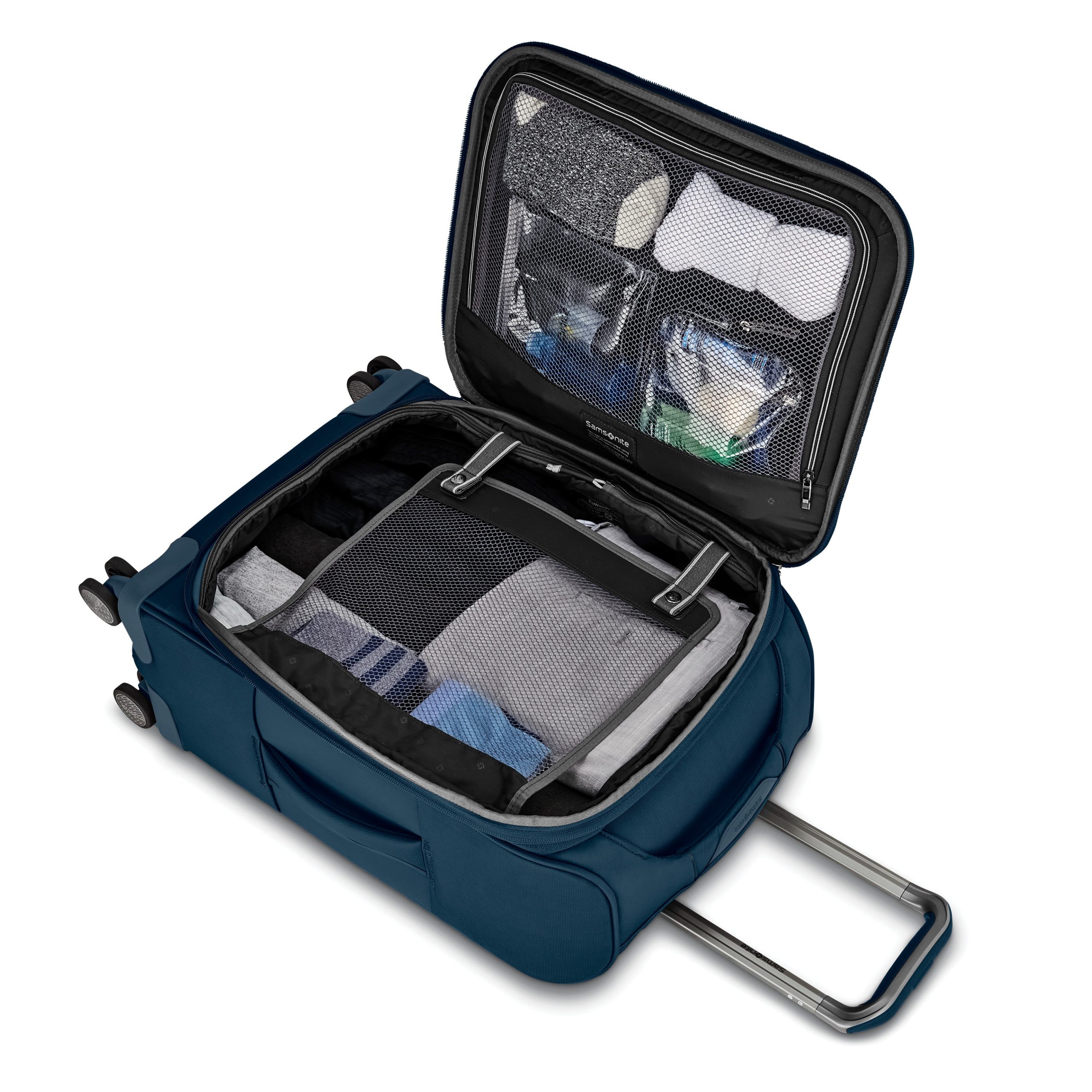 Theorym Softside Global Carry-On Spinner Emerald Teal - Image 2