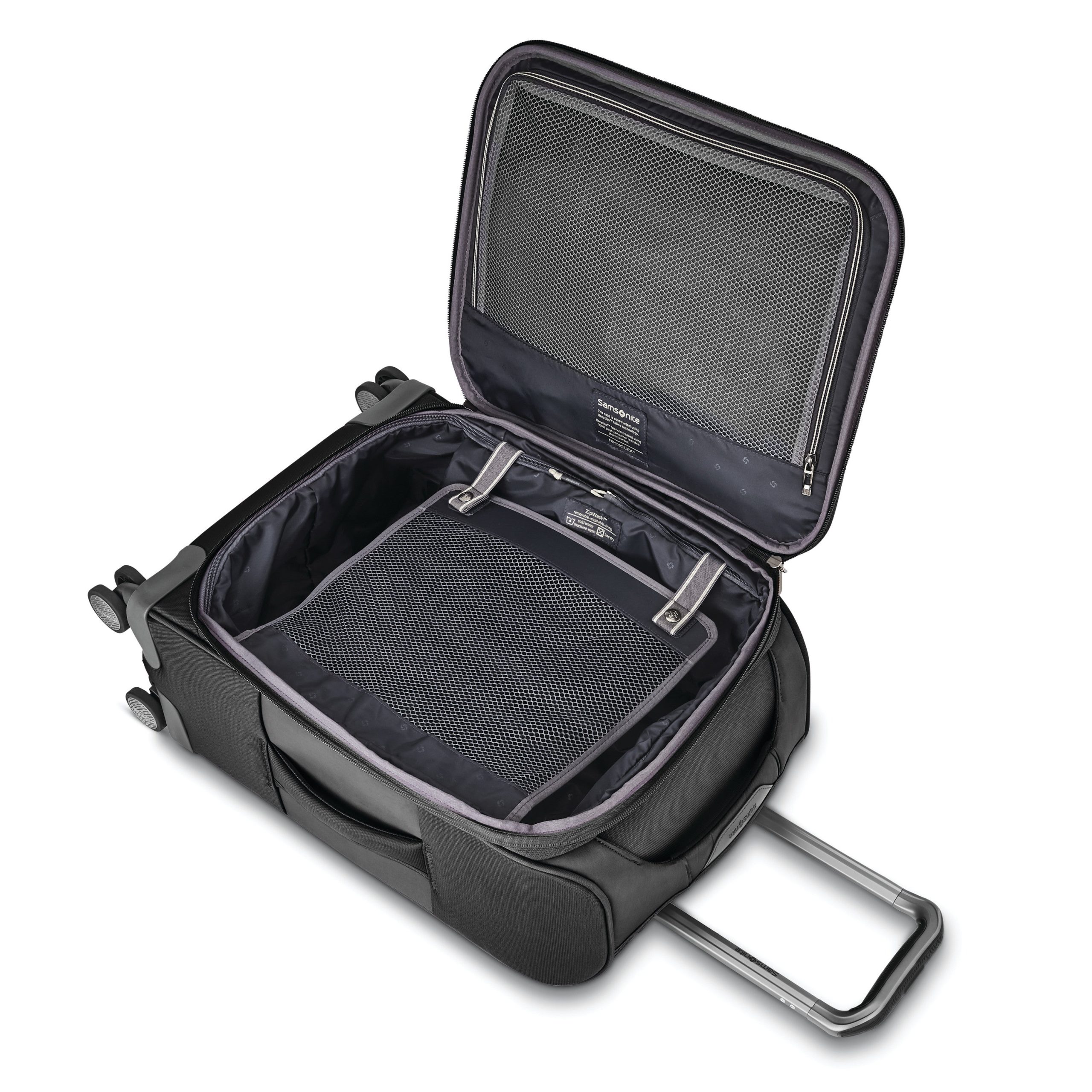 Theorym Softside Global Carry-On Spinner Black - Image 4