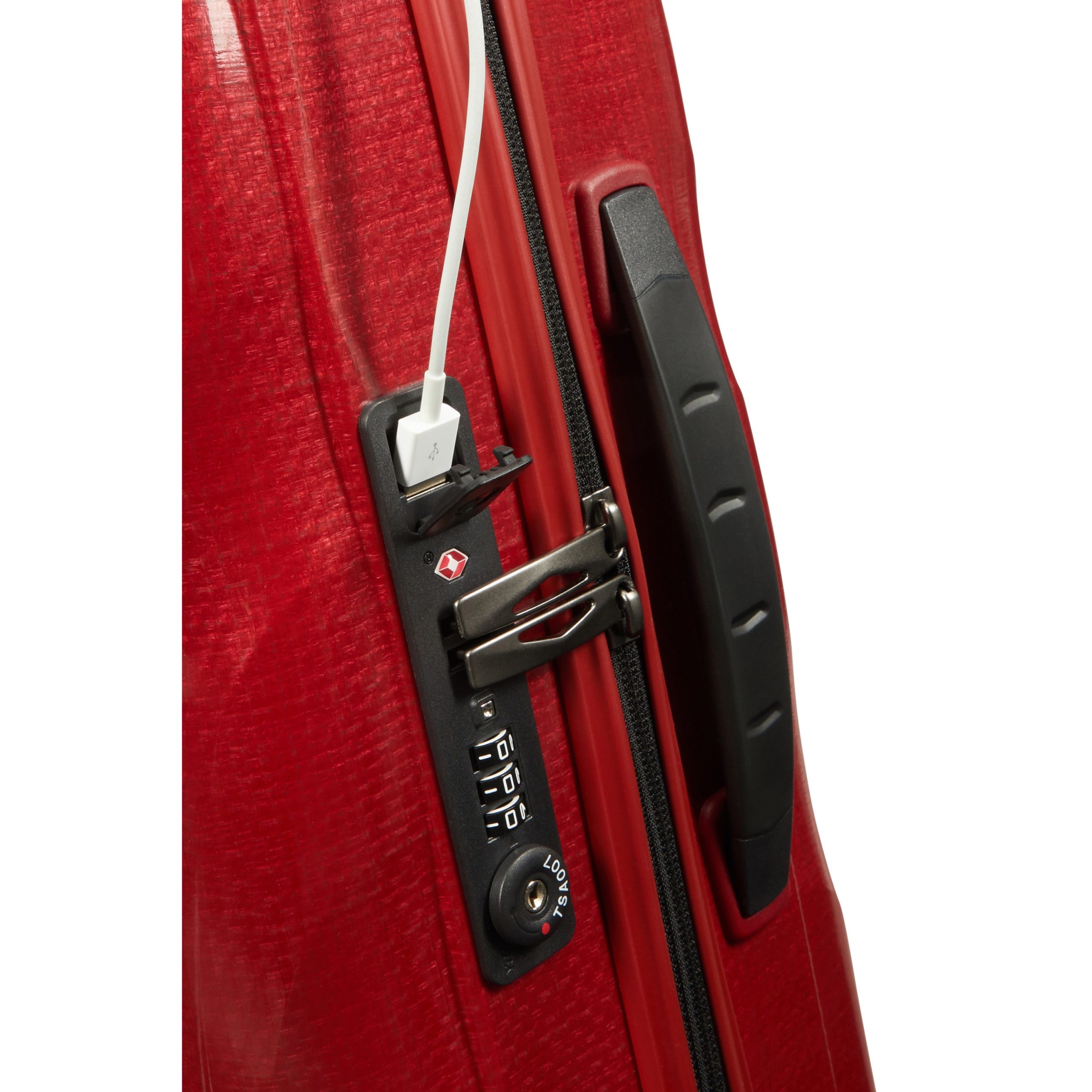 C-Lite Carry-On Spinner Chili Red - Image 8
