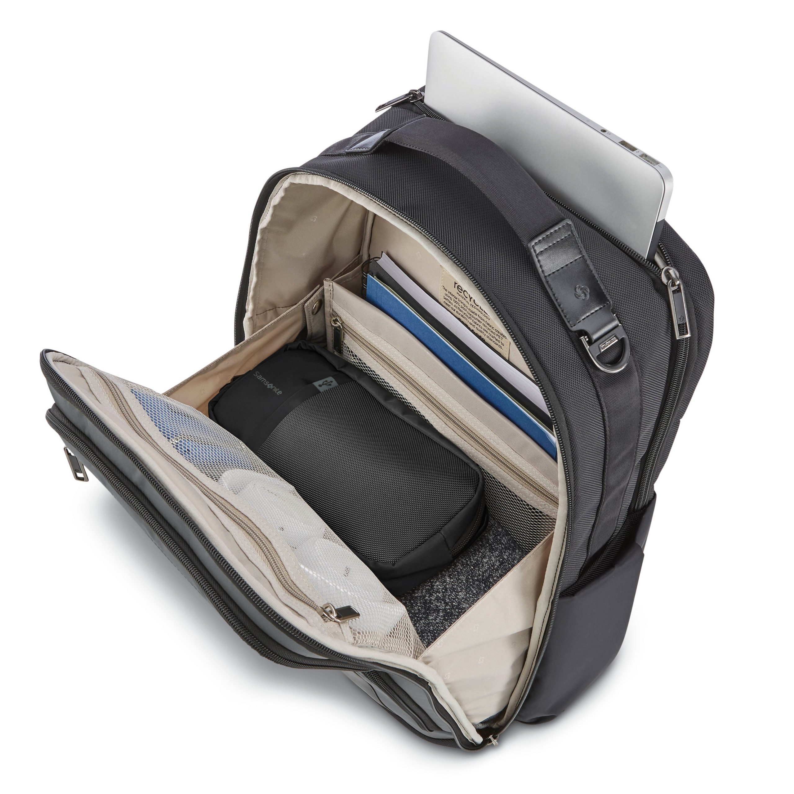 NuRoad 17.3" Convertible Backpack Grey/Black - Image 2