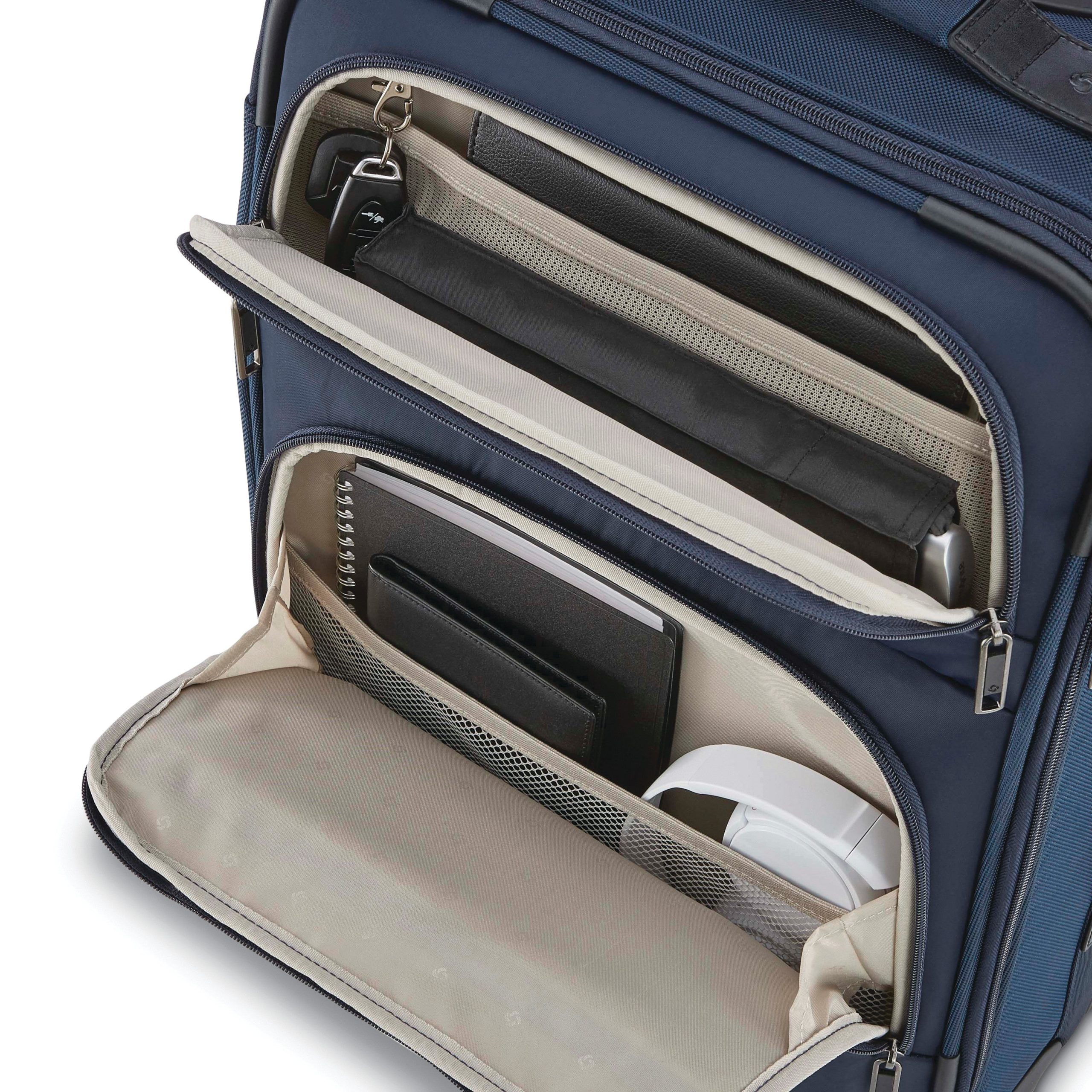 NuRoad Carry-On Spinner Navy/Gunmetal - Image 8