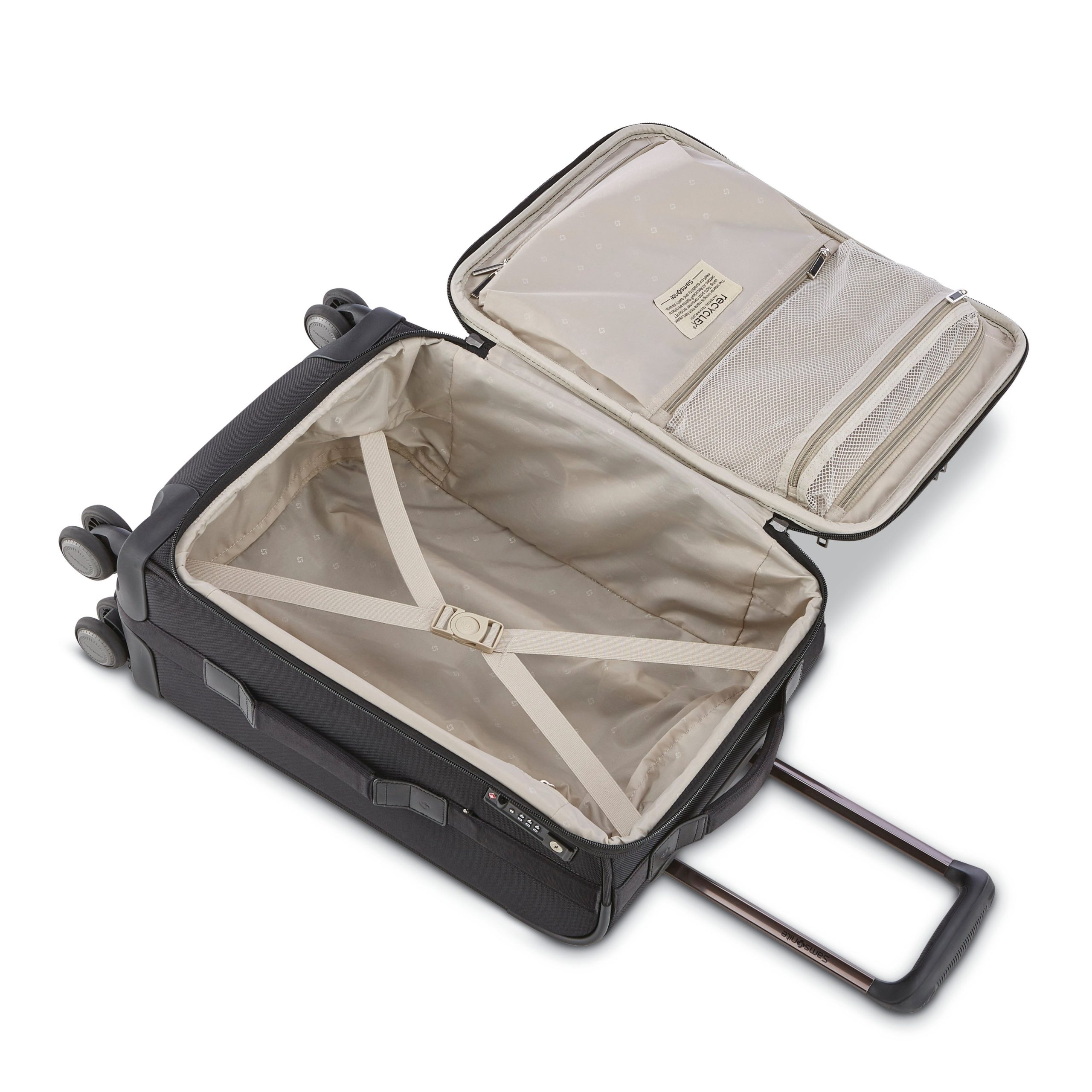 NuRoad Carry-On Spinner Black/Gunmetal - Image 3