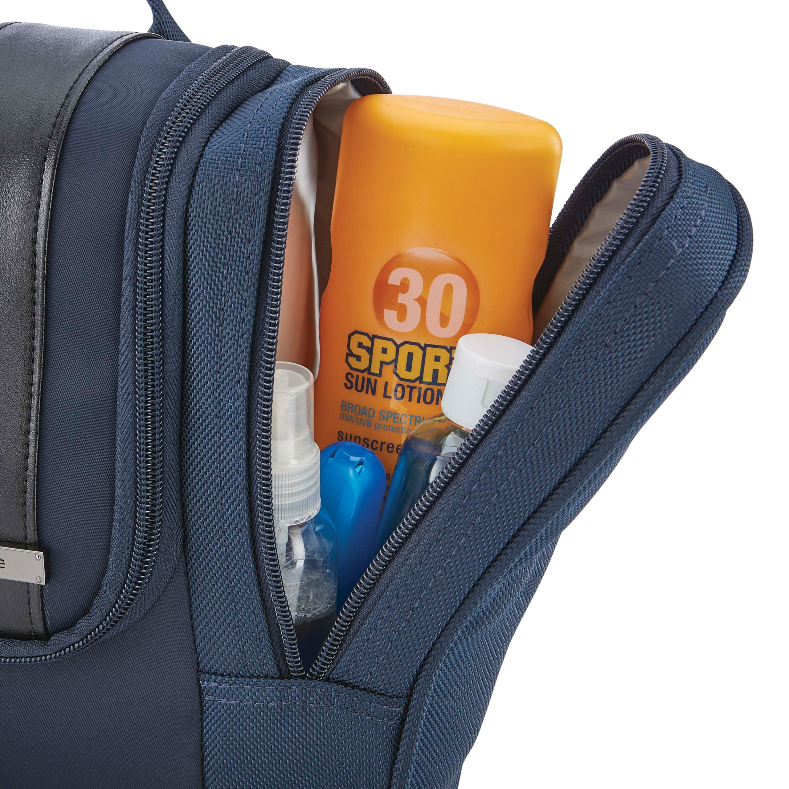 NuRoad Hanging Travel Kit Navy/Gunmetal - Image 4