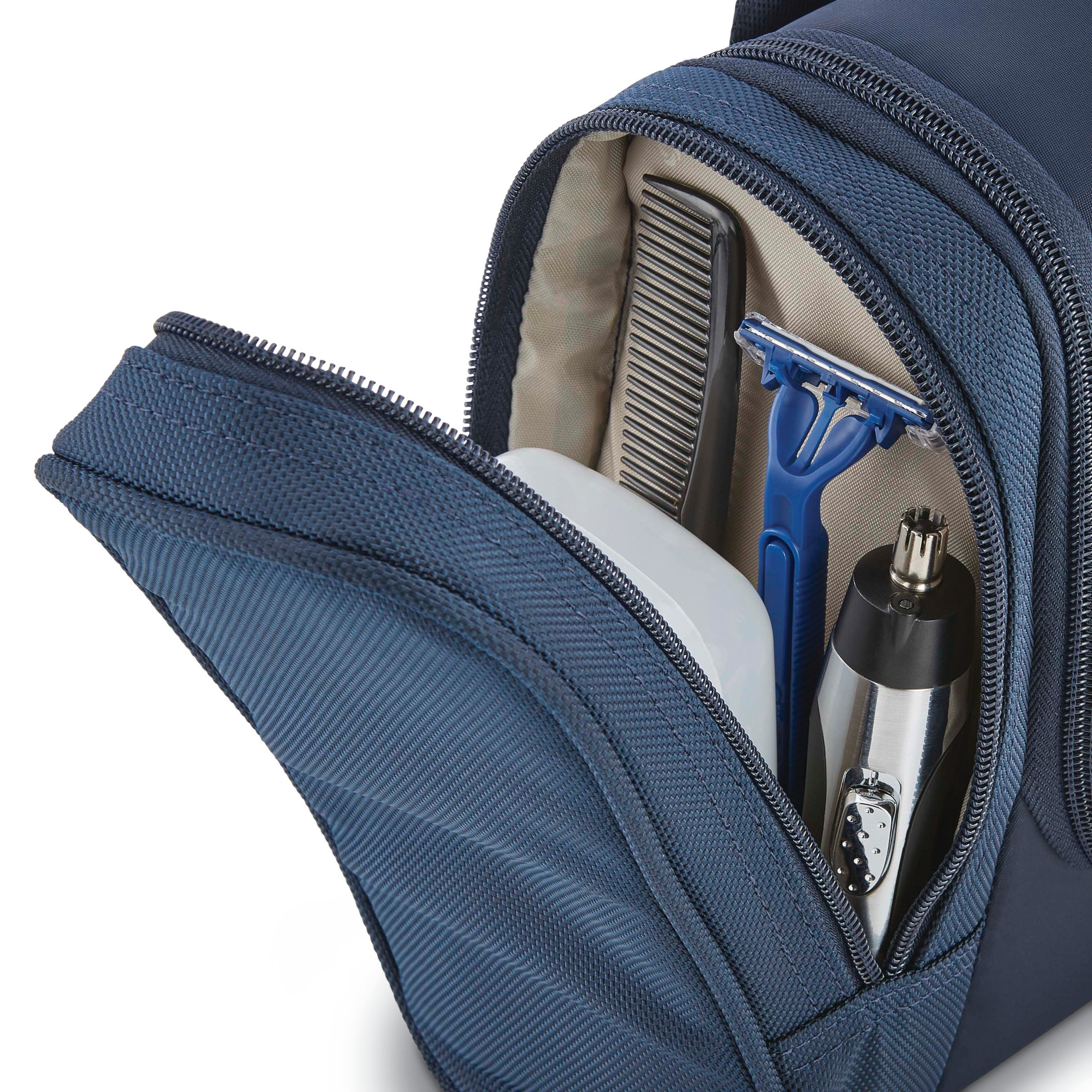 NuRoad Hanging Travel Kit Navy/Gunmetal - Image 5