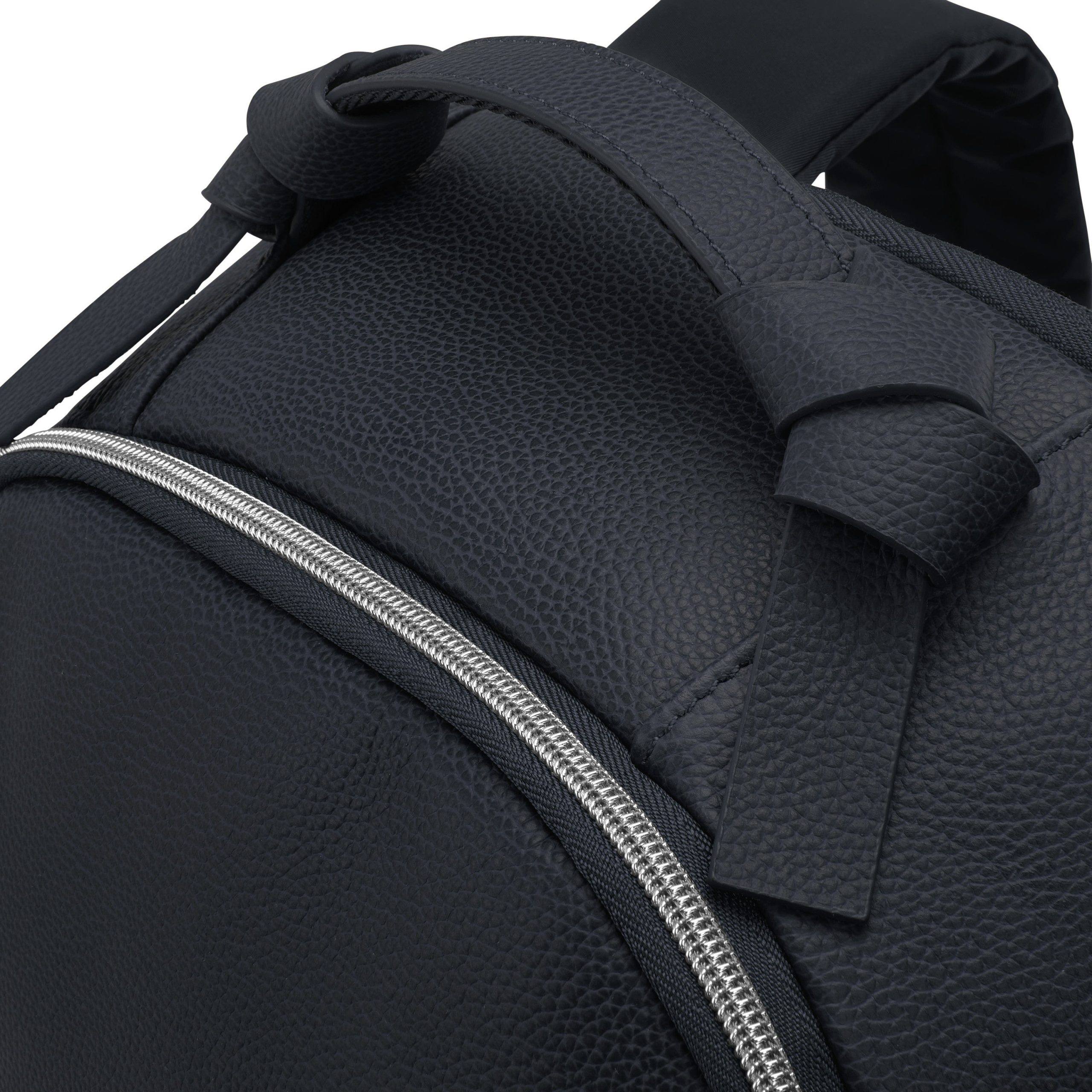 Women's Everyday Leather Backpack Navy - Image 5