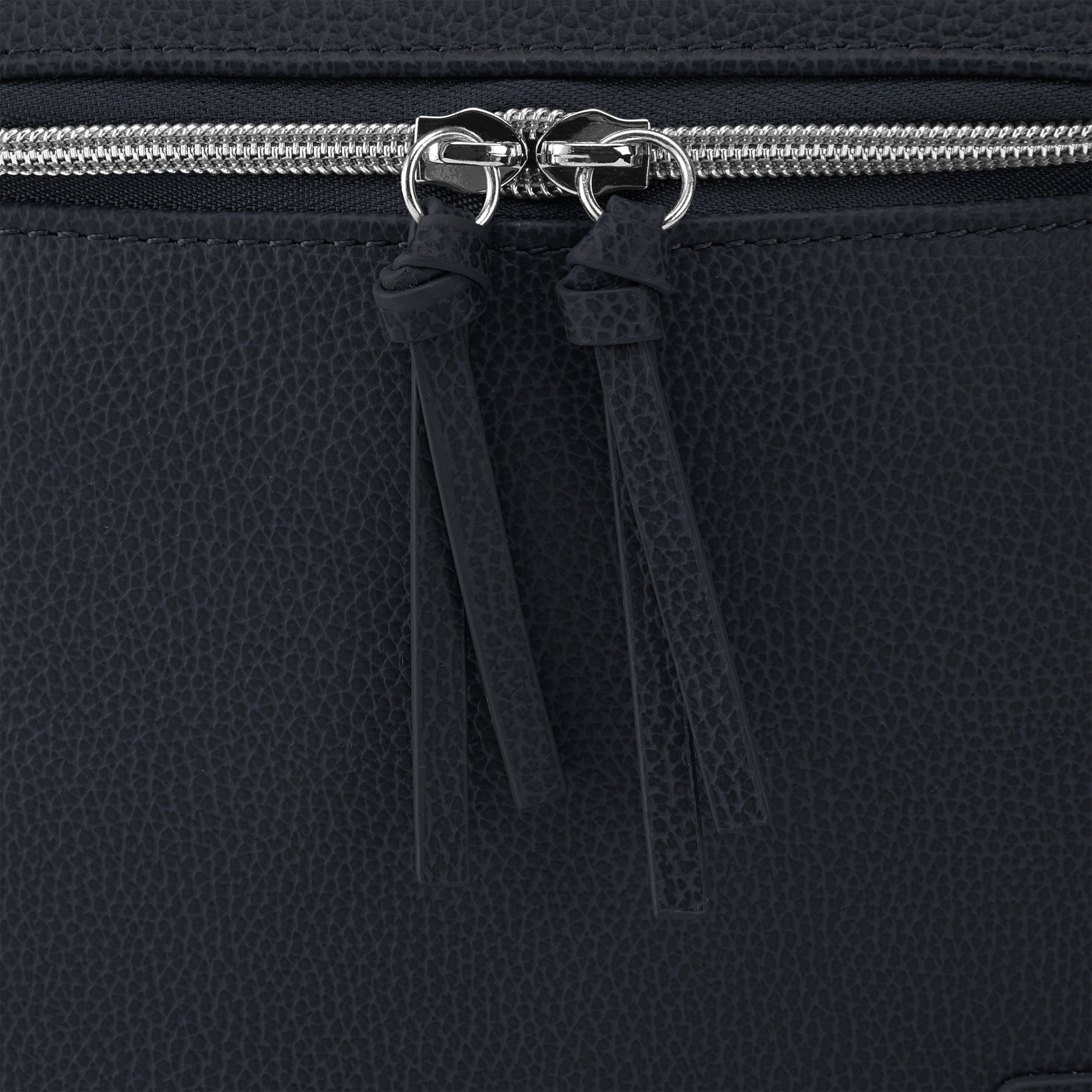 Women's Everyday Leather Backpack Navy - Image 6