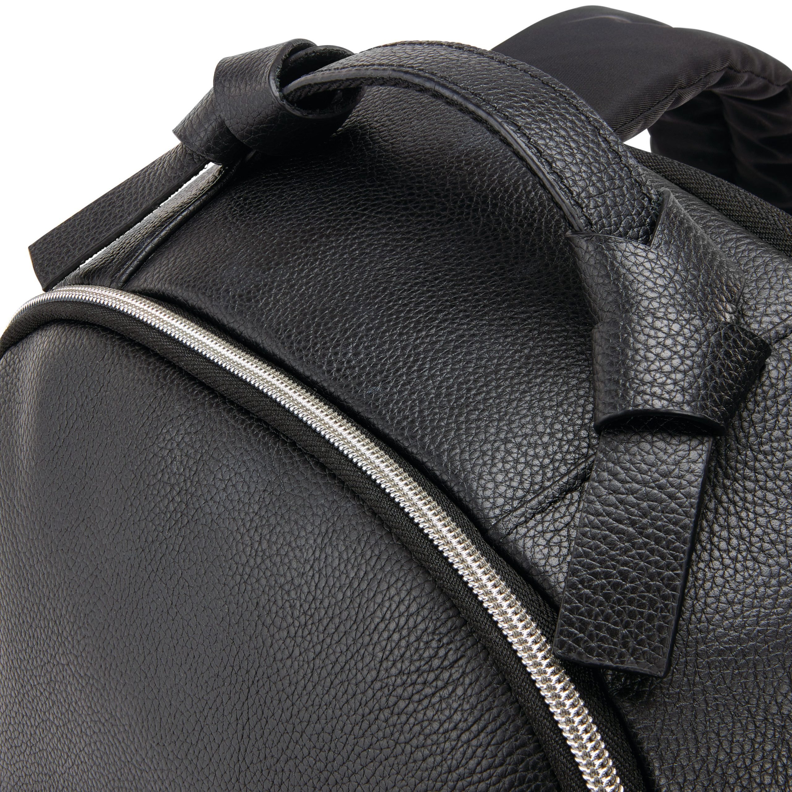 Women's Everyday Leather Backpack Black - Image 7