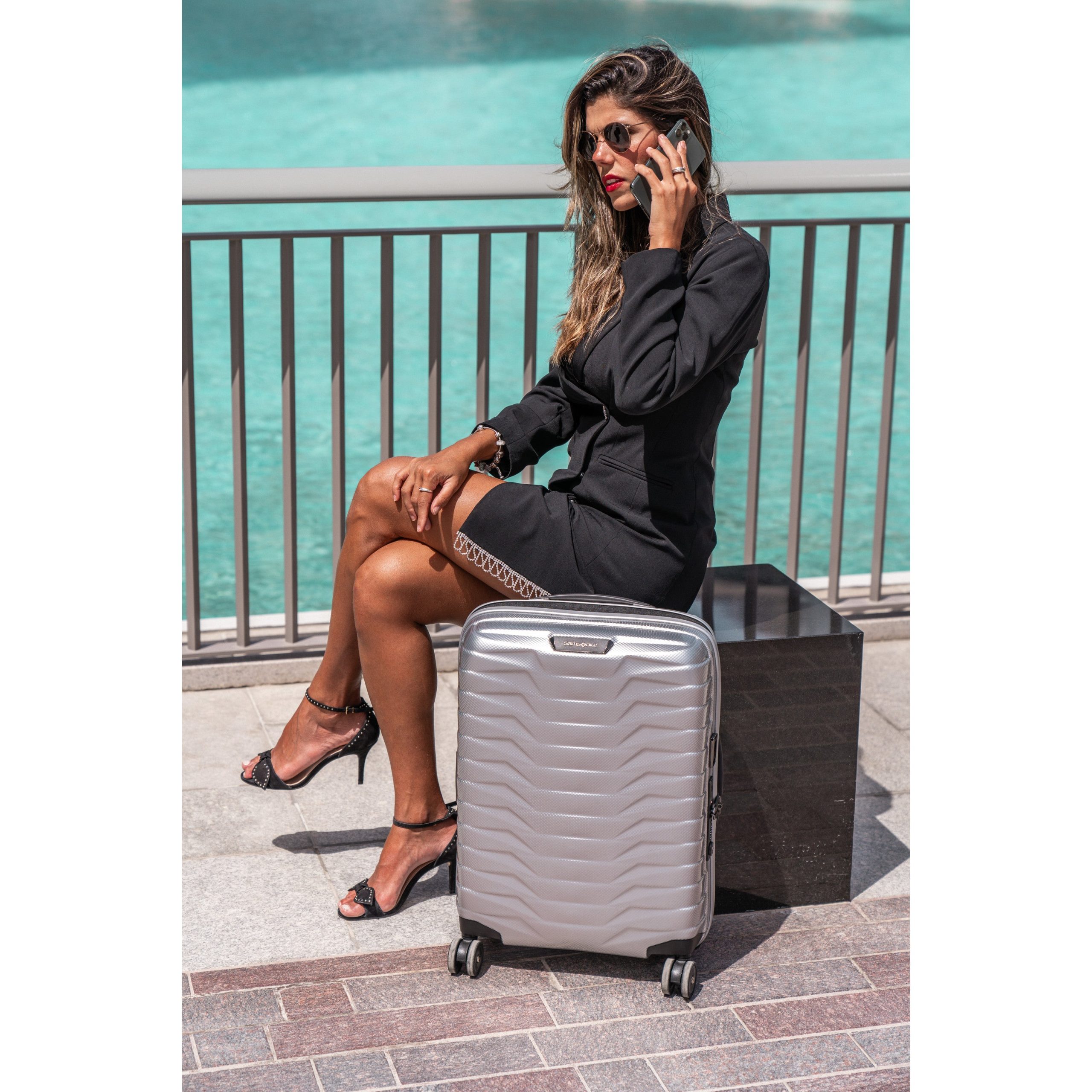 Proxis Global Carry-On Spinner Silver - Image 10