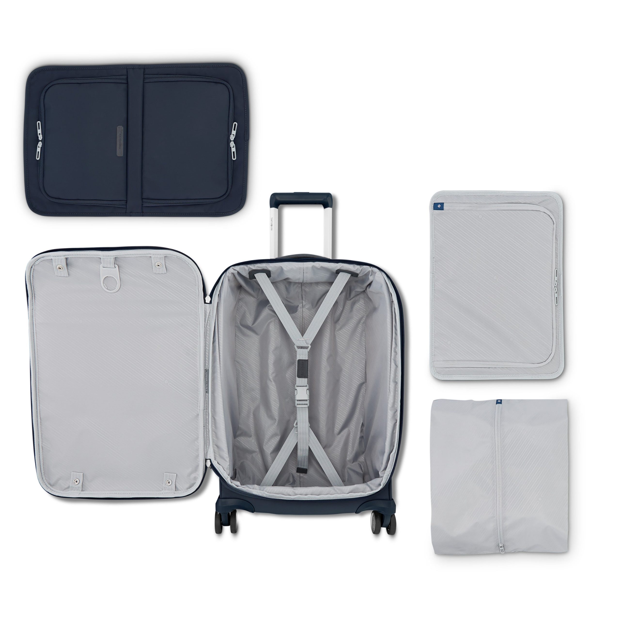 Elevation™ Plus Softside Carry-On Spinner Midnight Blue - Image 2