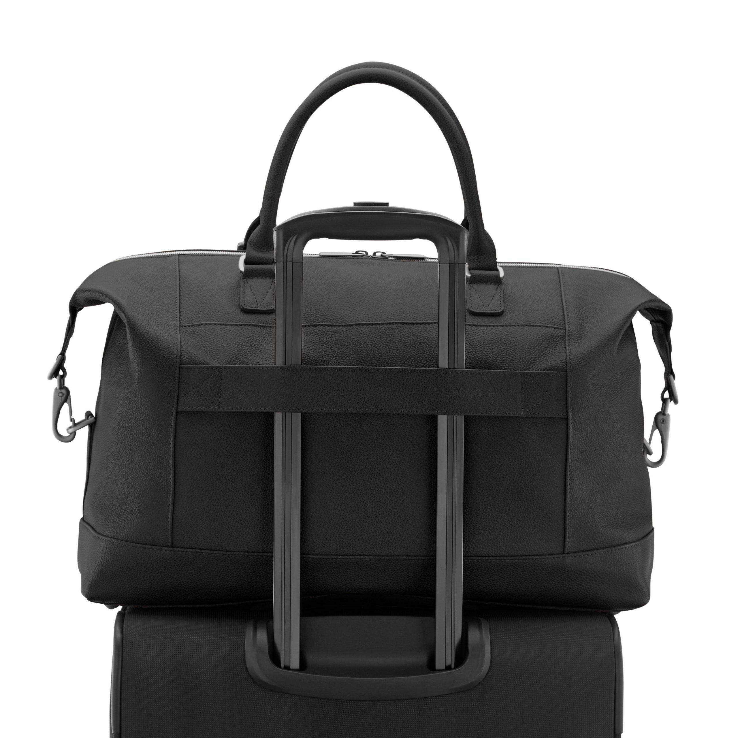 Classic Leather Weekender Black - Image 6
