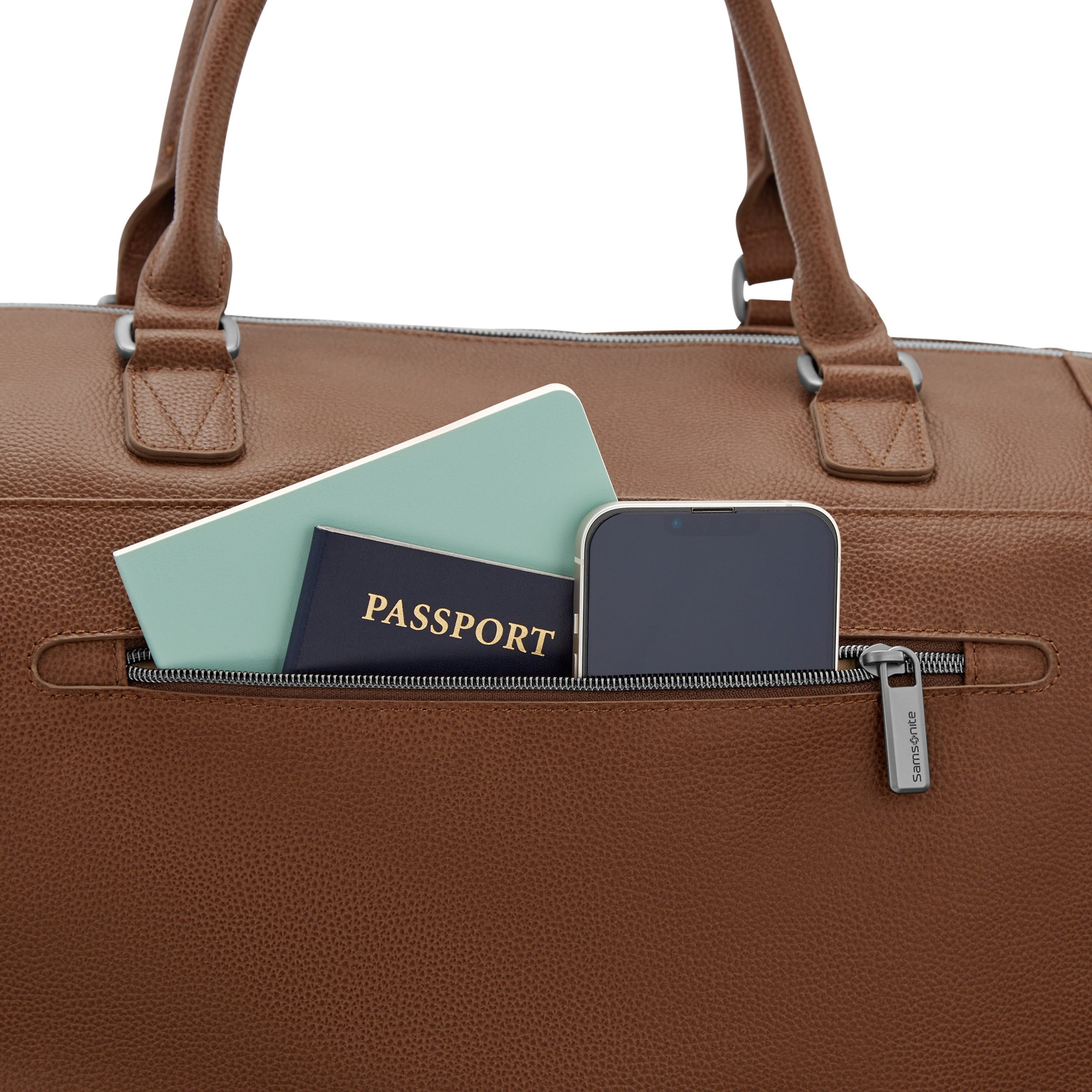 Classic Leather Weekender Cognac - Image 5