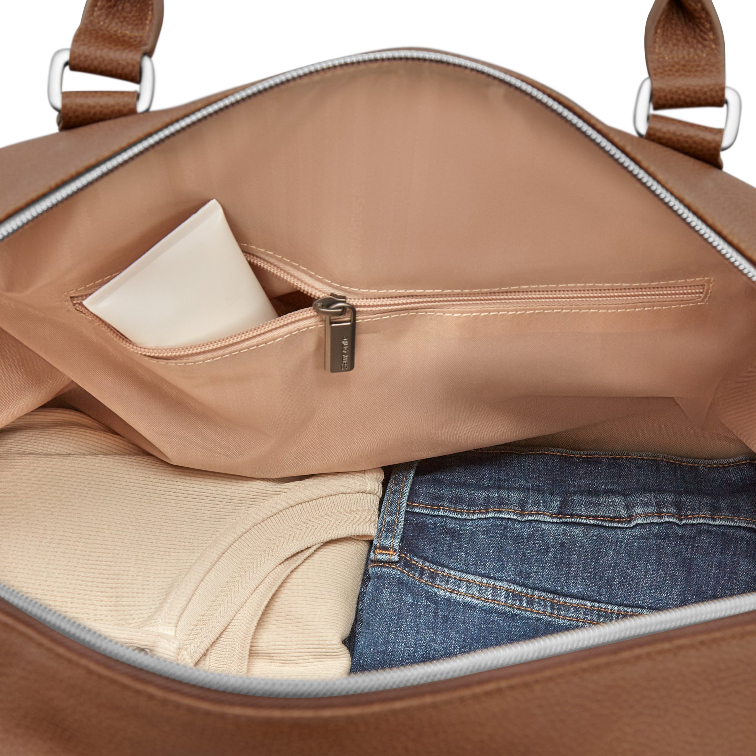 Classic Leather Weekender Cognac - Image 4