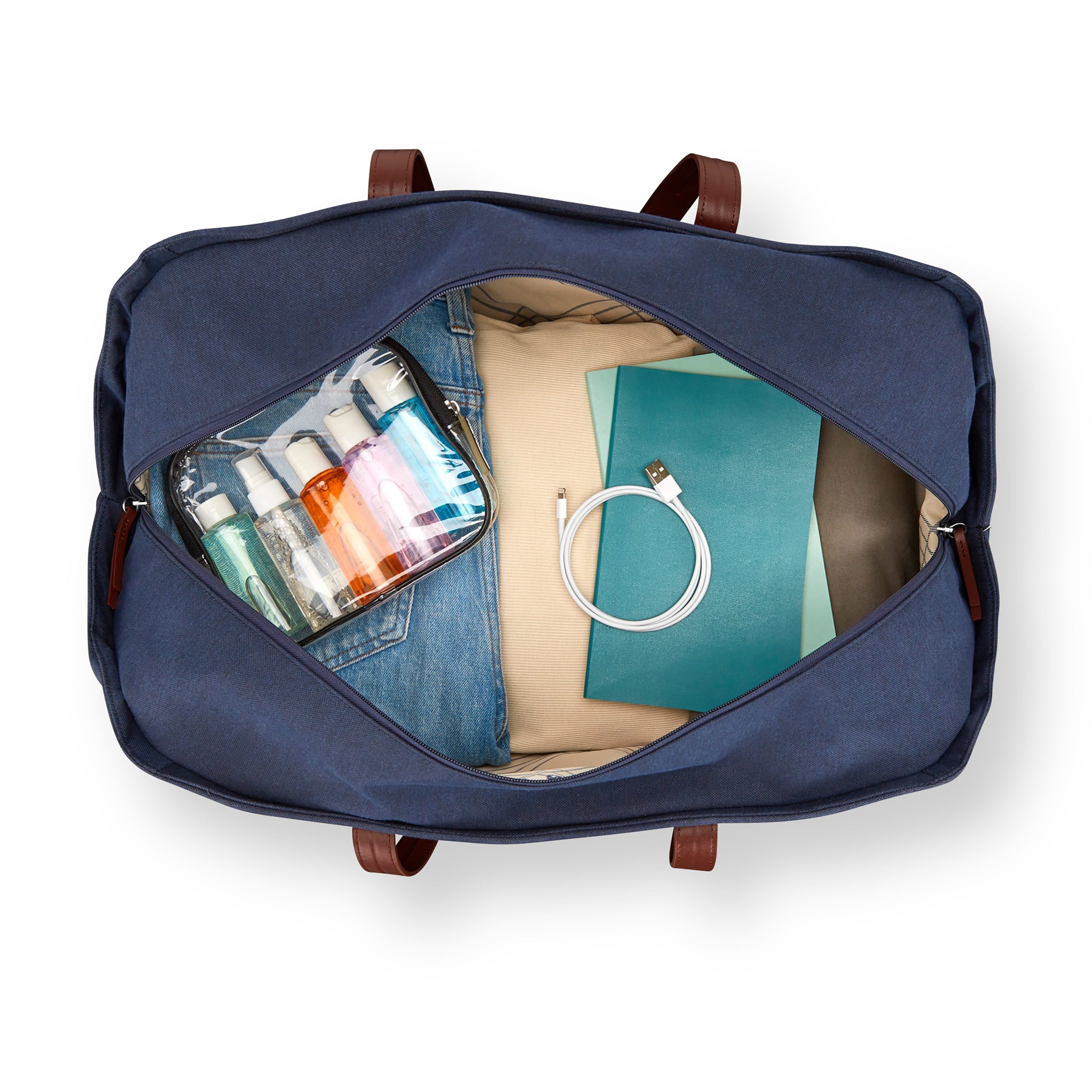 Virtuosa Wheeled Duffel Navy - Image 2