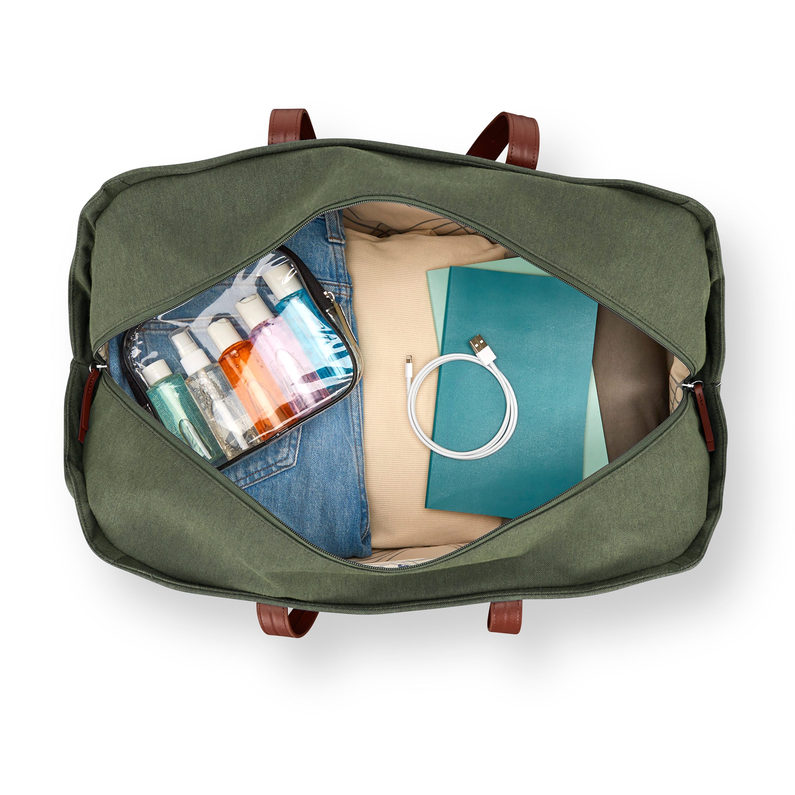 Virtuosa Wheeled Duffel Pine Green - Image 2