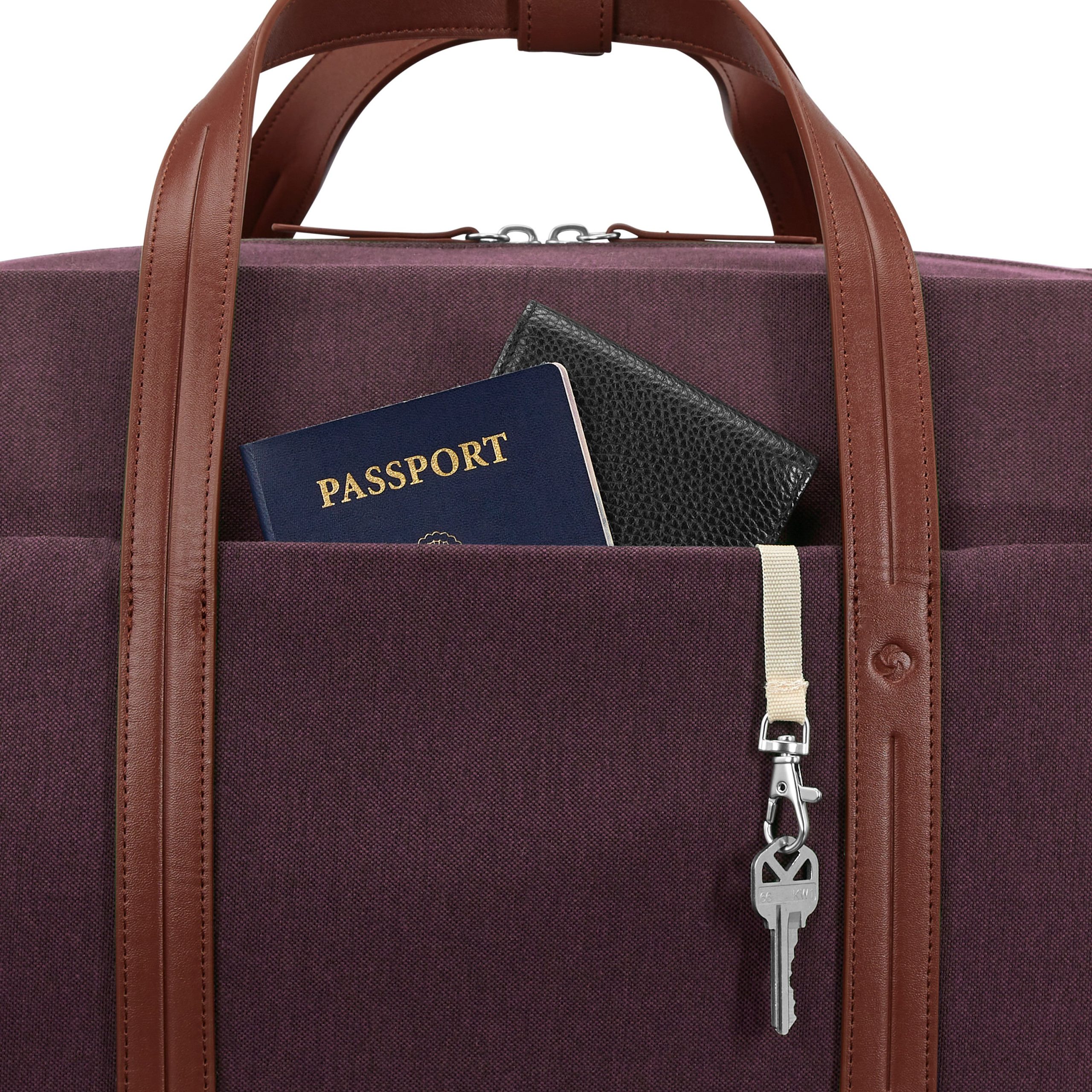 Virtuosa Wheeled Duffel Merlot - Image 3