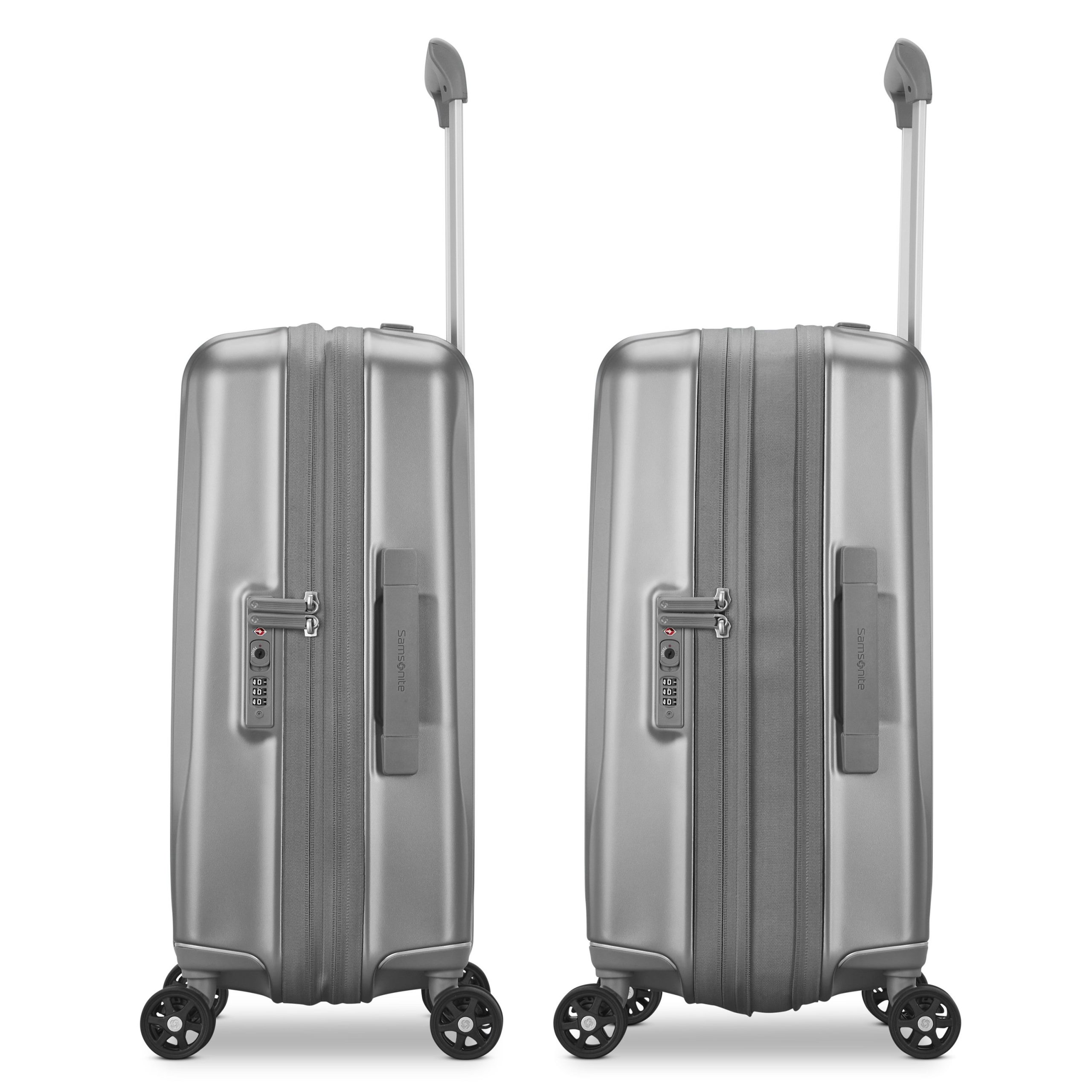 UpLIFT Hardside Carry-On Spinner Silver Shimmer - Image 4