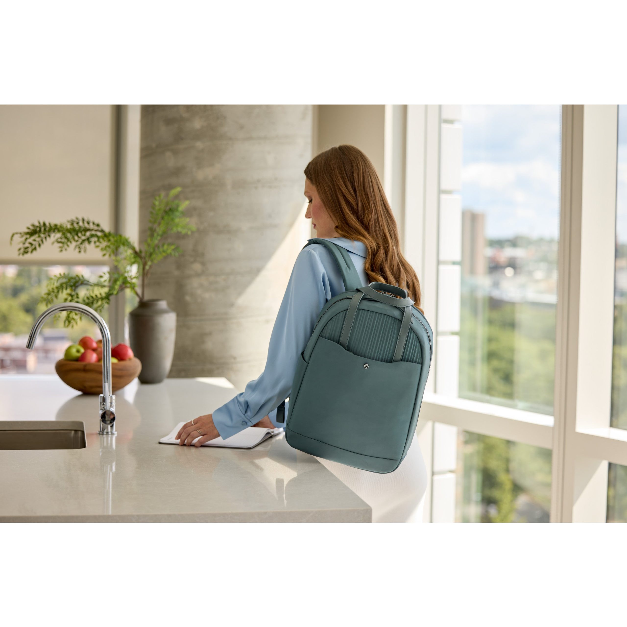 Silhouette 18 Women's Backpack Slate Blue - Image 10