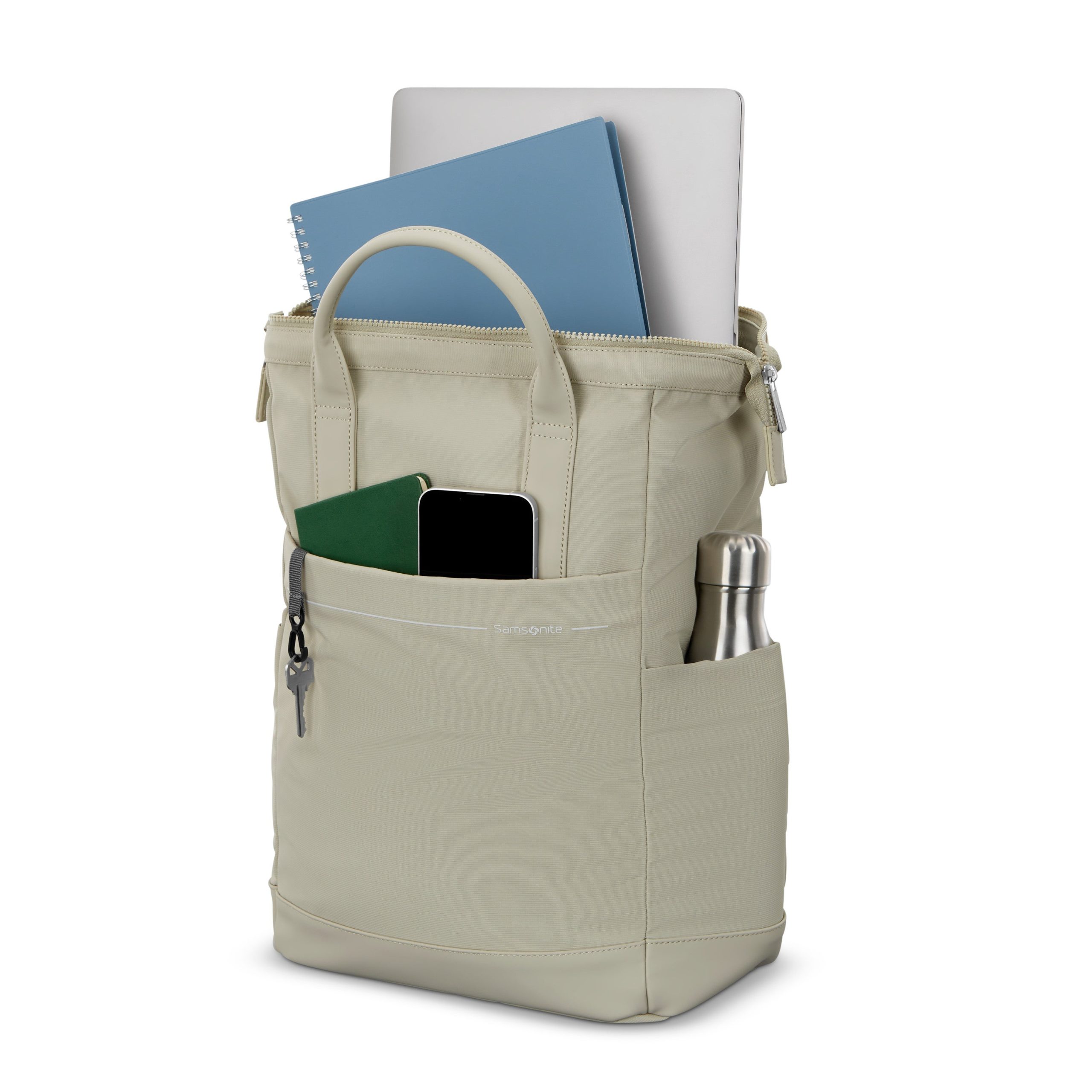 Better Than Basic Convertible Backpack Limestone Grey - Image 2