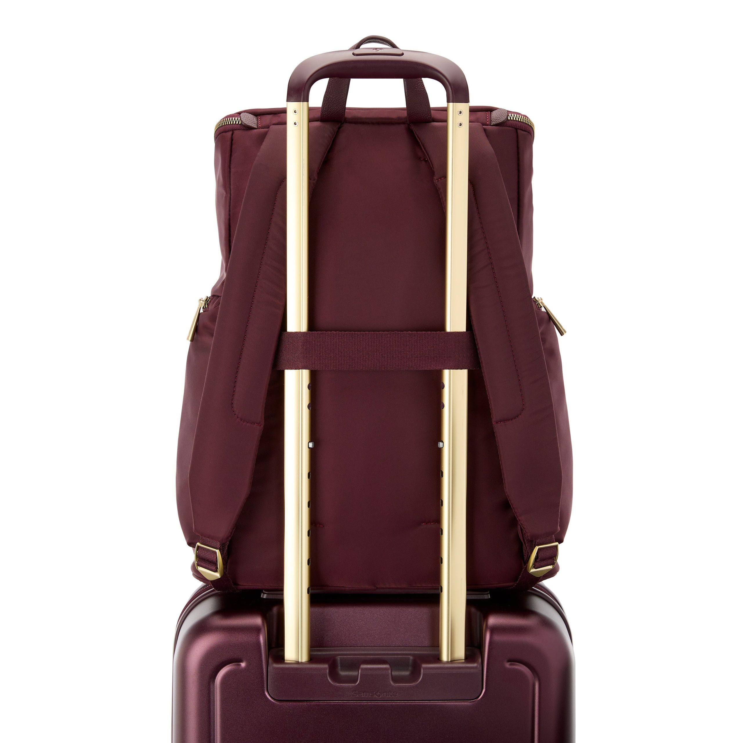 Mobile Solution 2 Deluxe Backpack Merlot - Image 8
