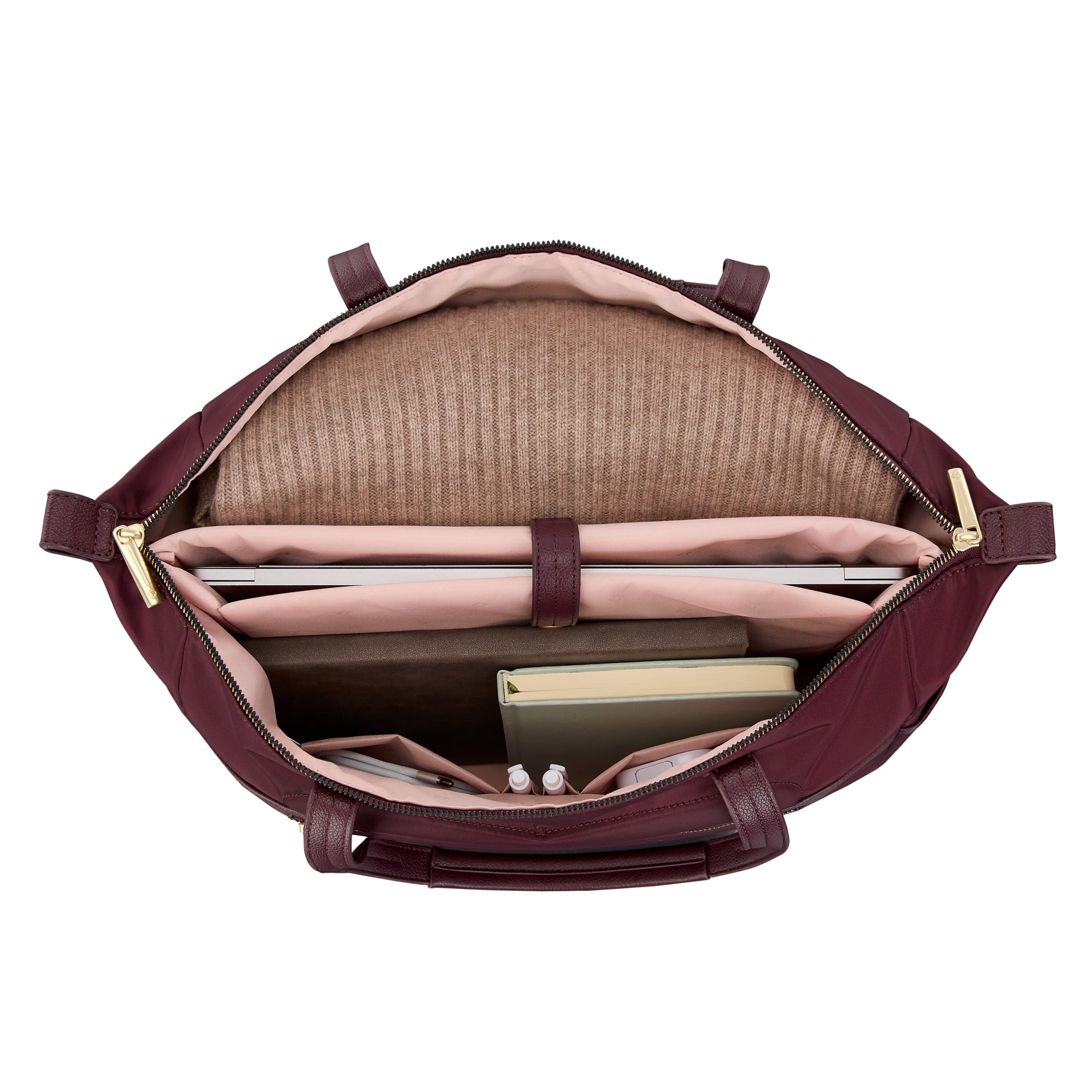 Mobile Solution 2 Tote Merlot - Image 2
