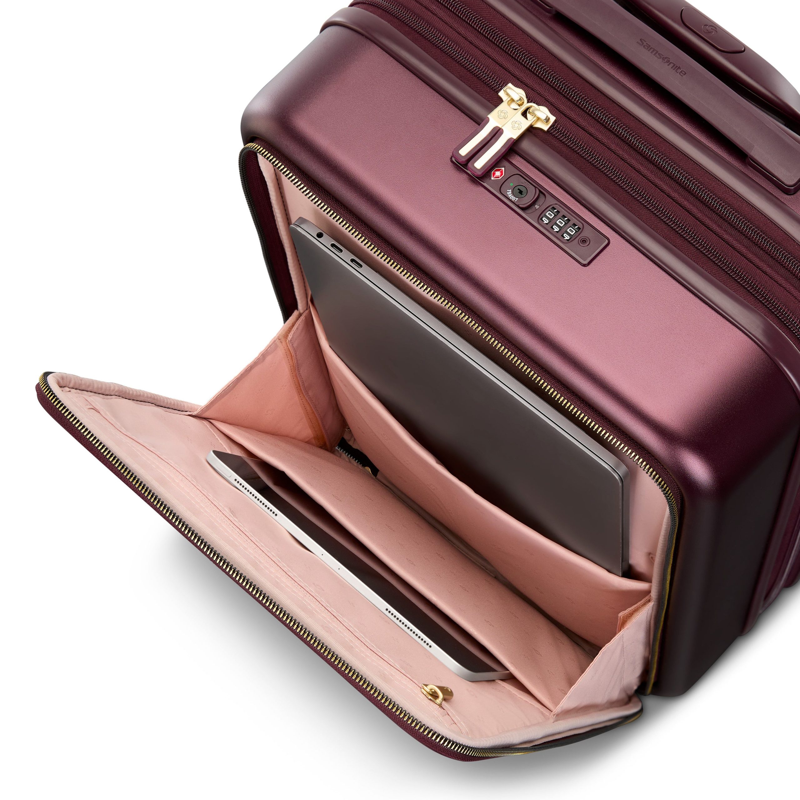 Mobile Solution 2 Carry-On Spinner Merlot - Image 3