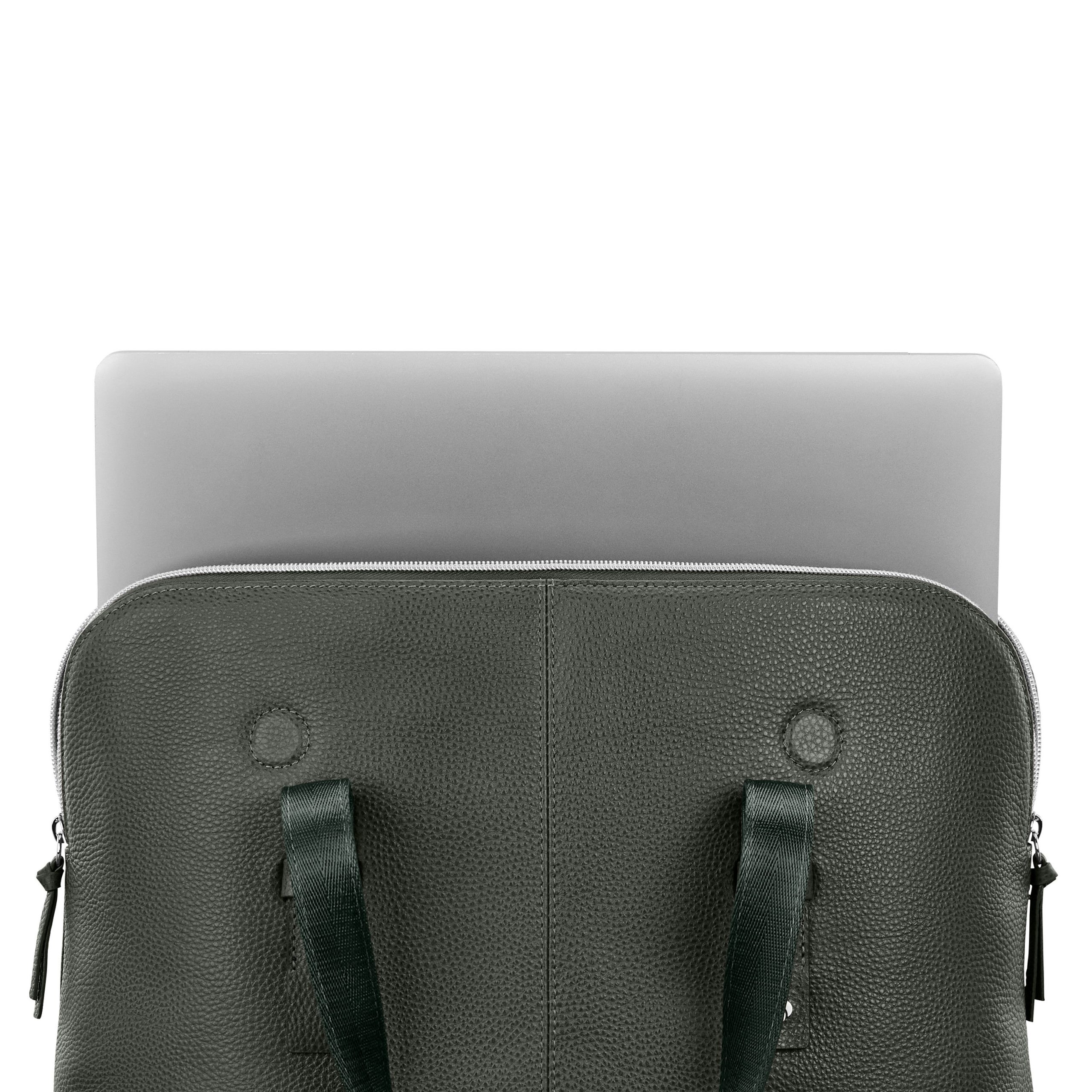 Mobile Solution 2 Leather Convertible Brief Olive - Image 3