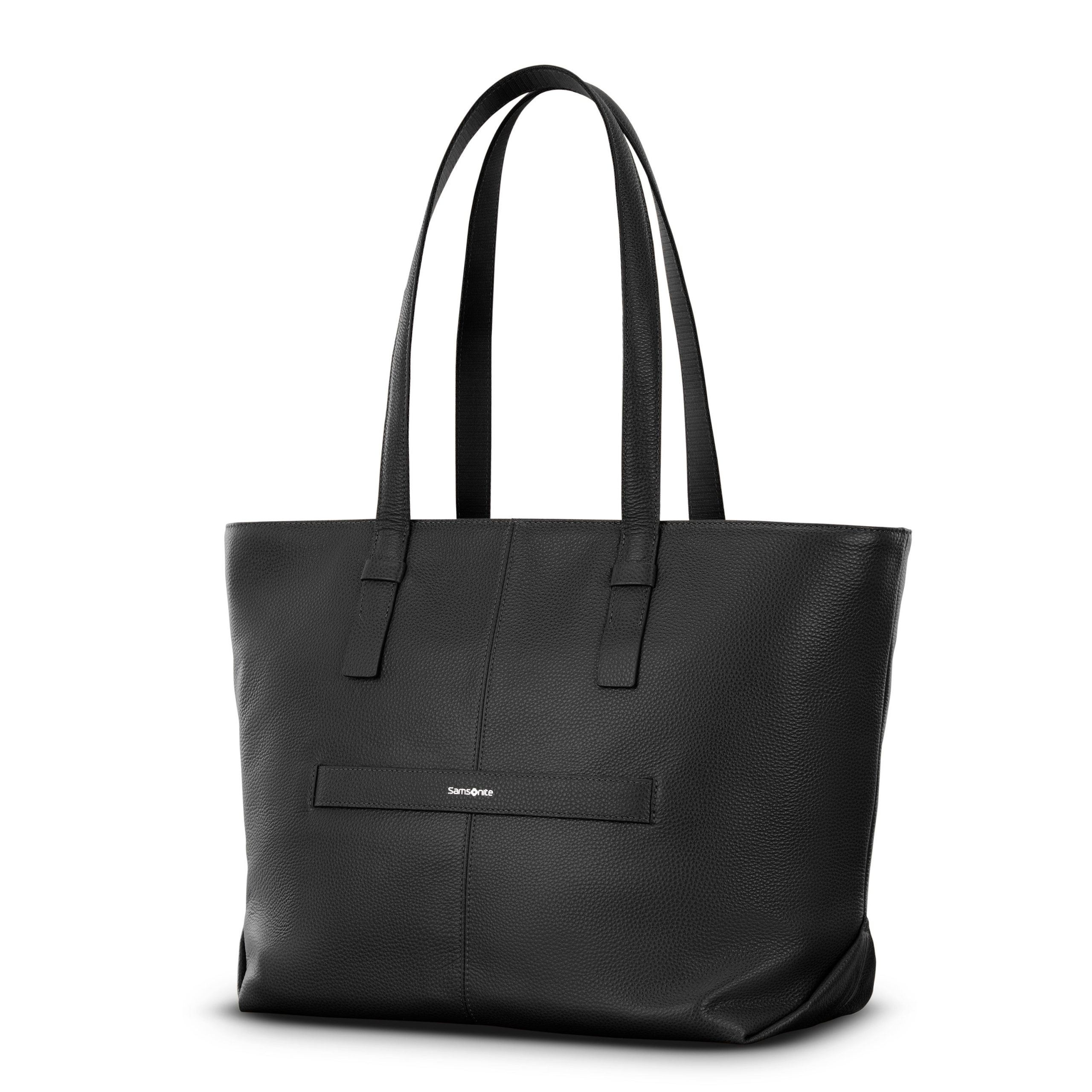 Mobile Solution 2 Leather Tote Black - Image 5