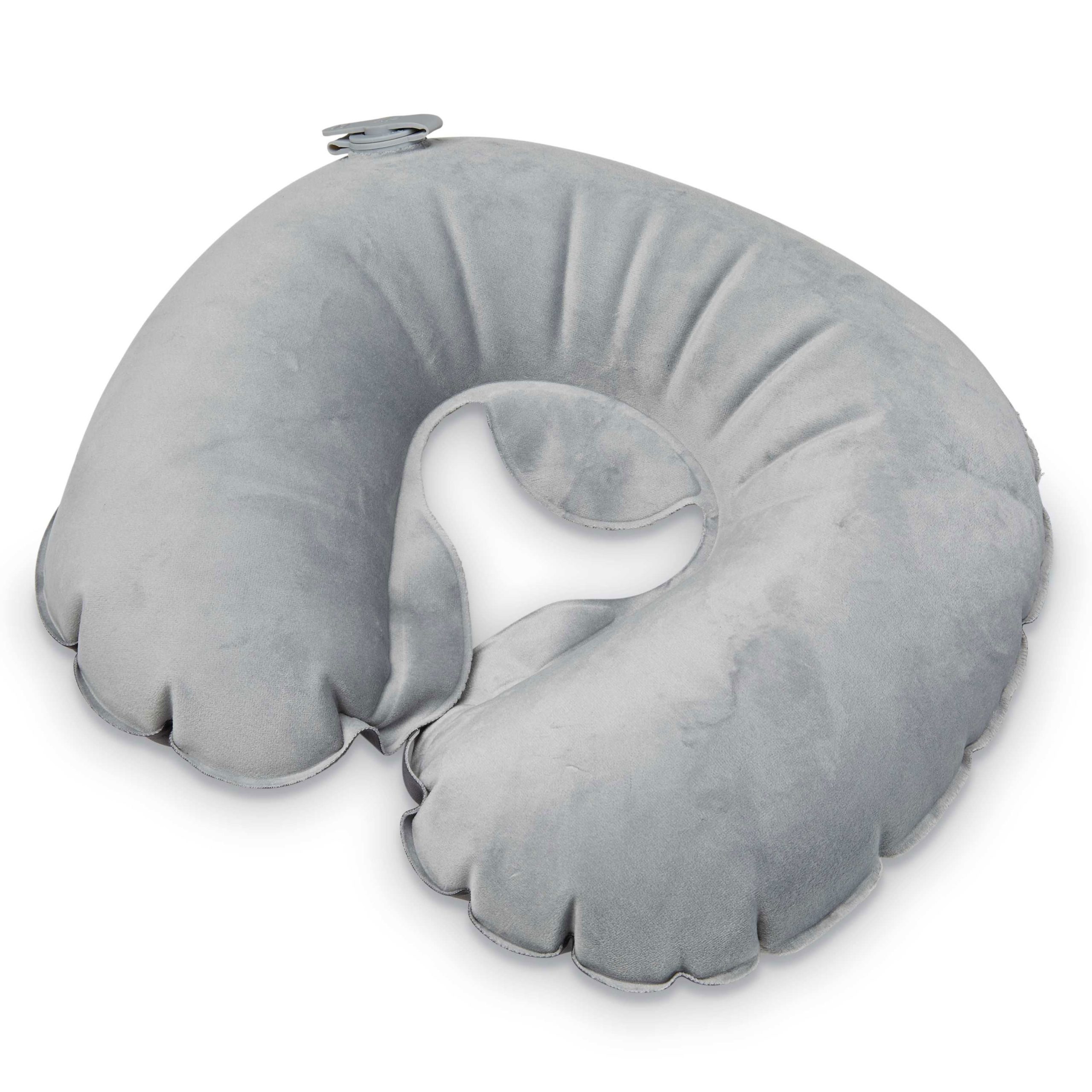 Inflatable Pillow with Pouch Charcoal